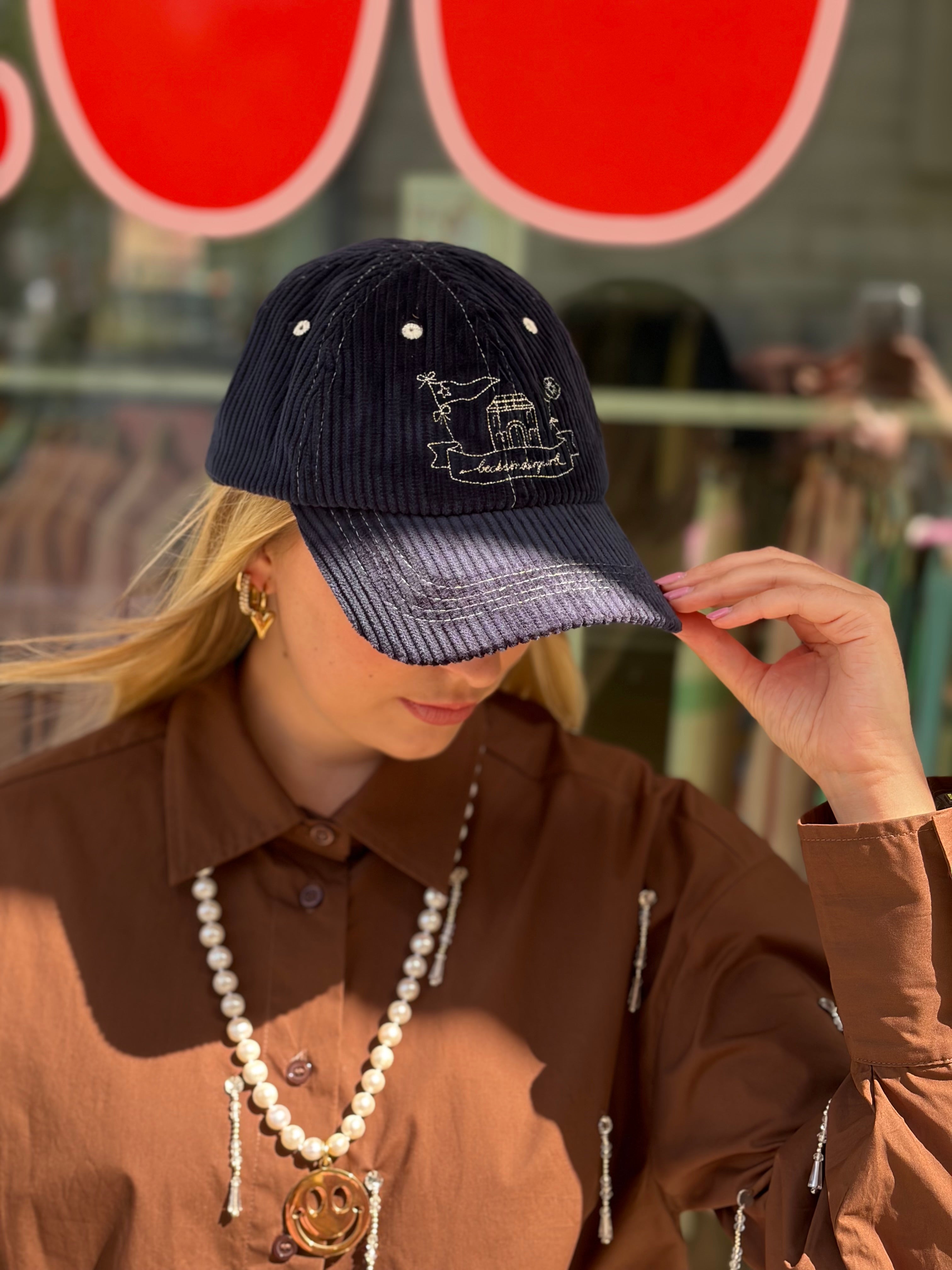 Corduroy Cap Navy