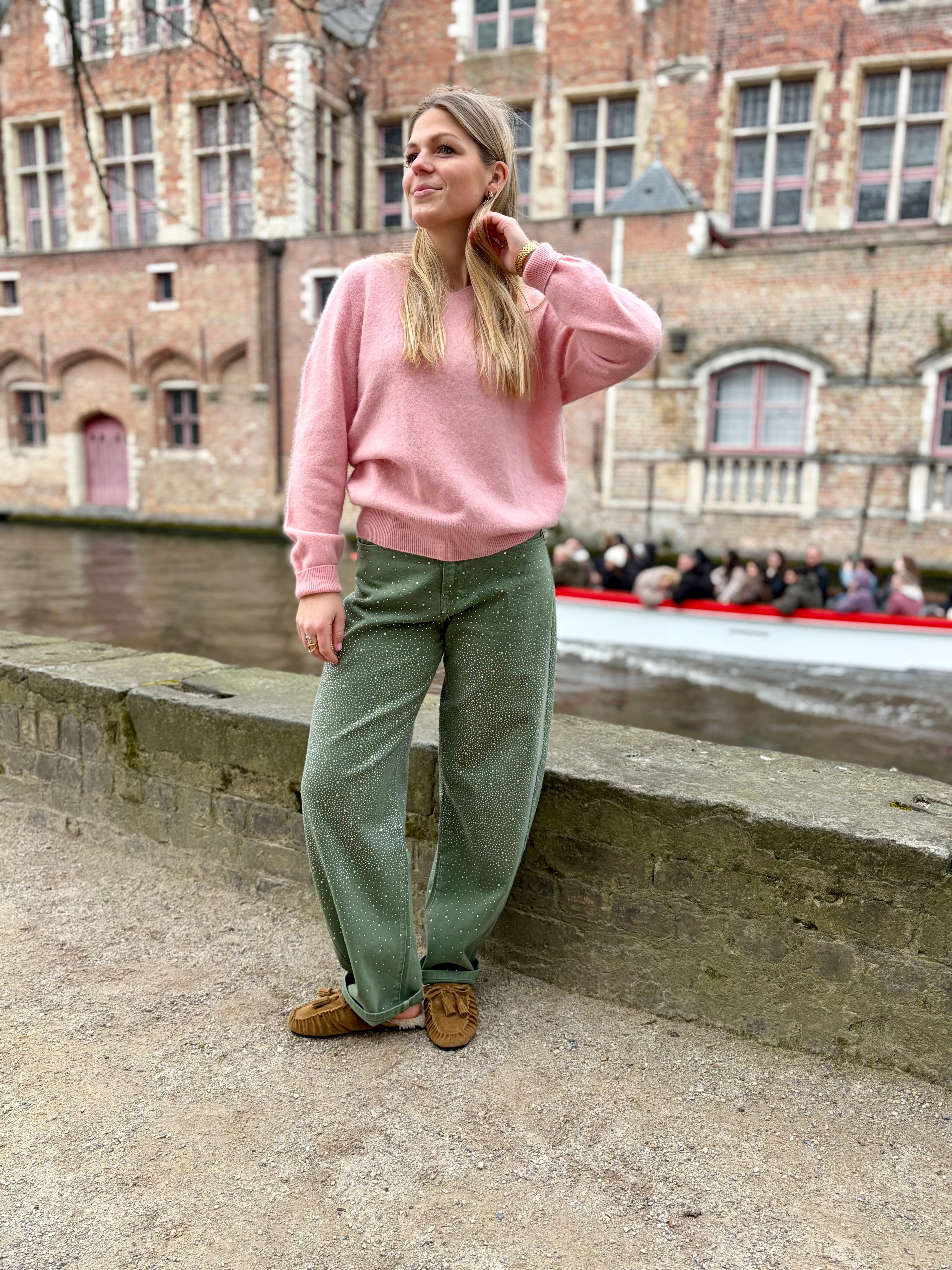 Babette Cashmere Wool Knit Pink