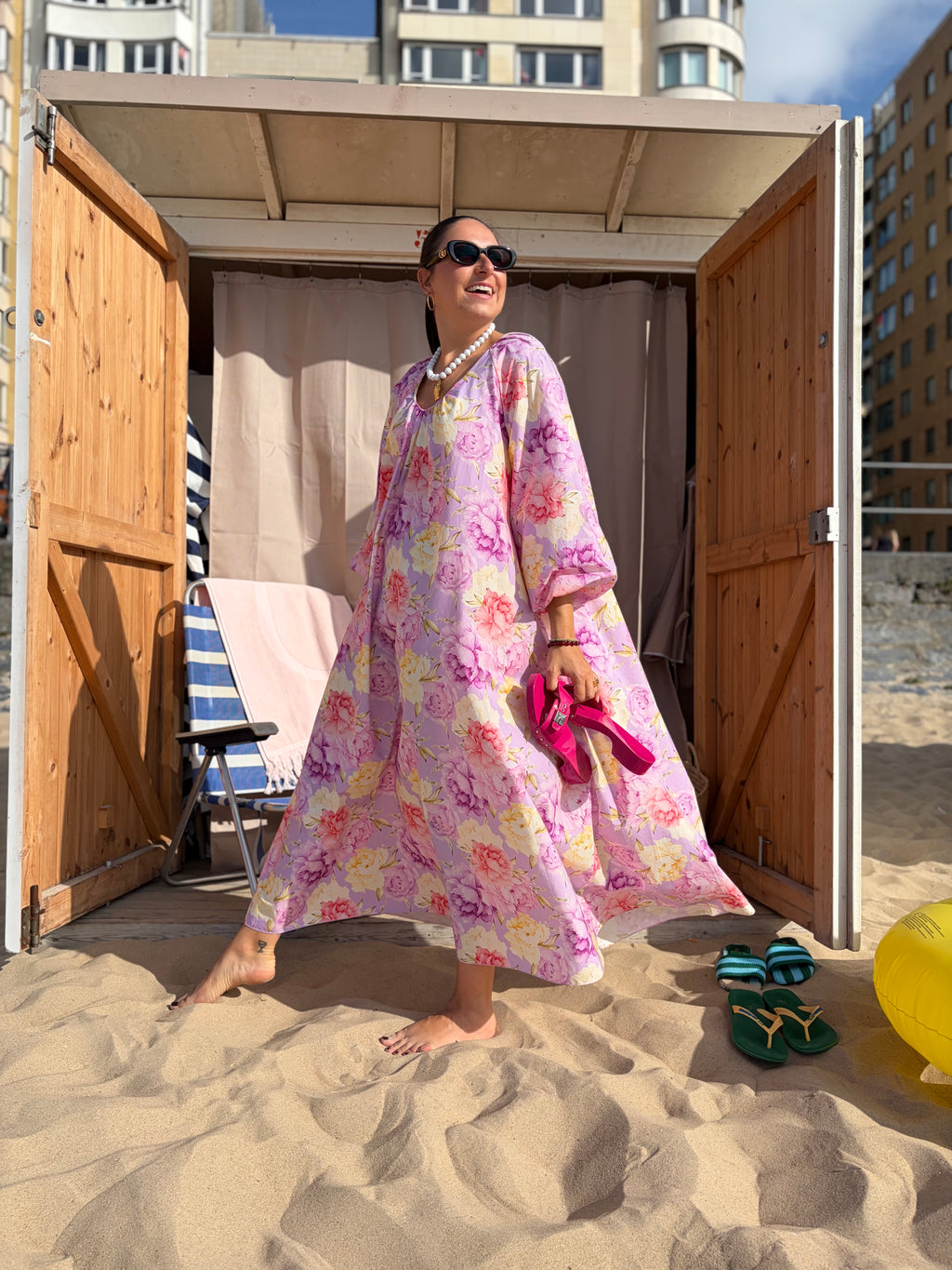 Flower maxi dress Lila