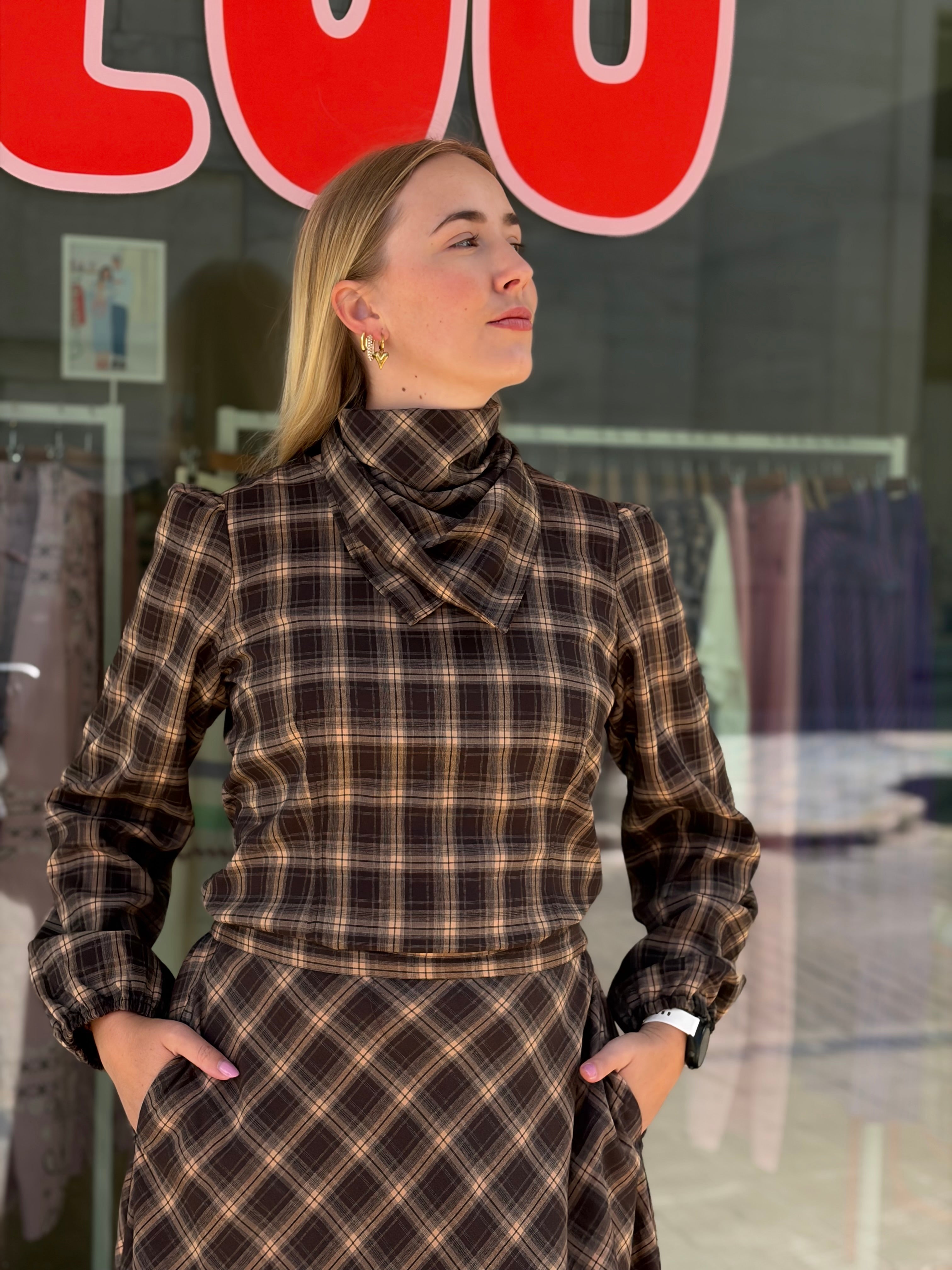 Vilene Check Blouse
