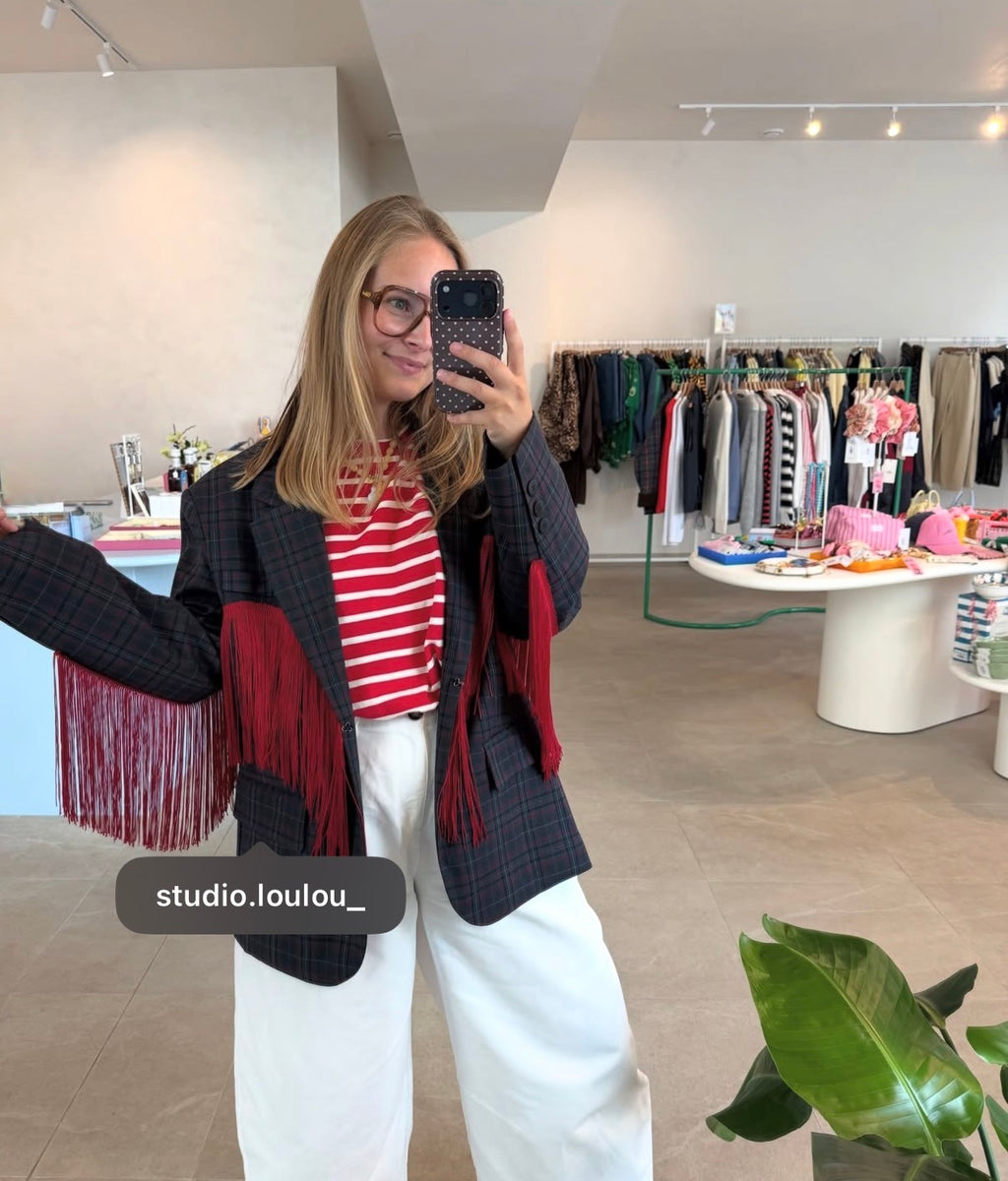 Strai Blazer Red