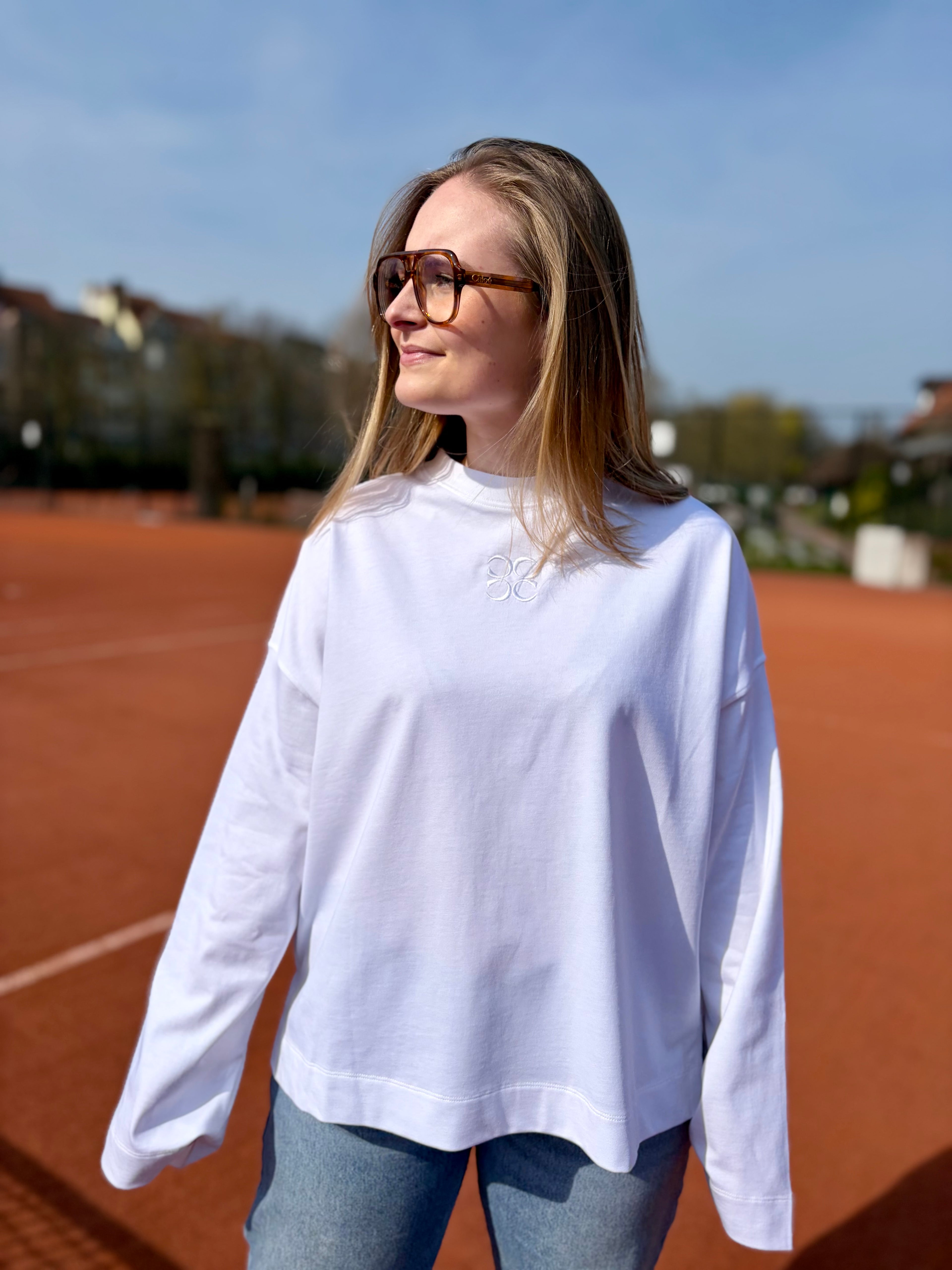 Mimosa Tee Long Sleeves White