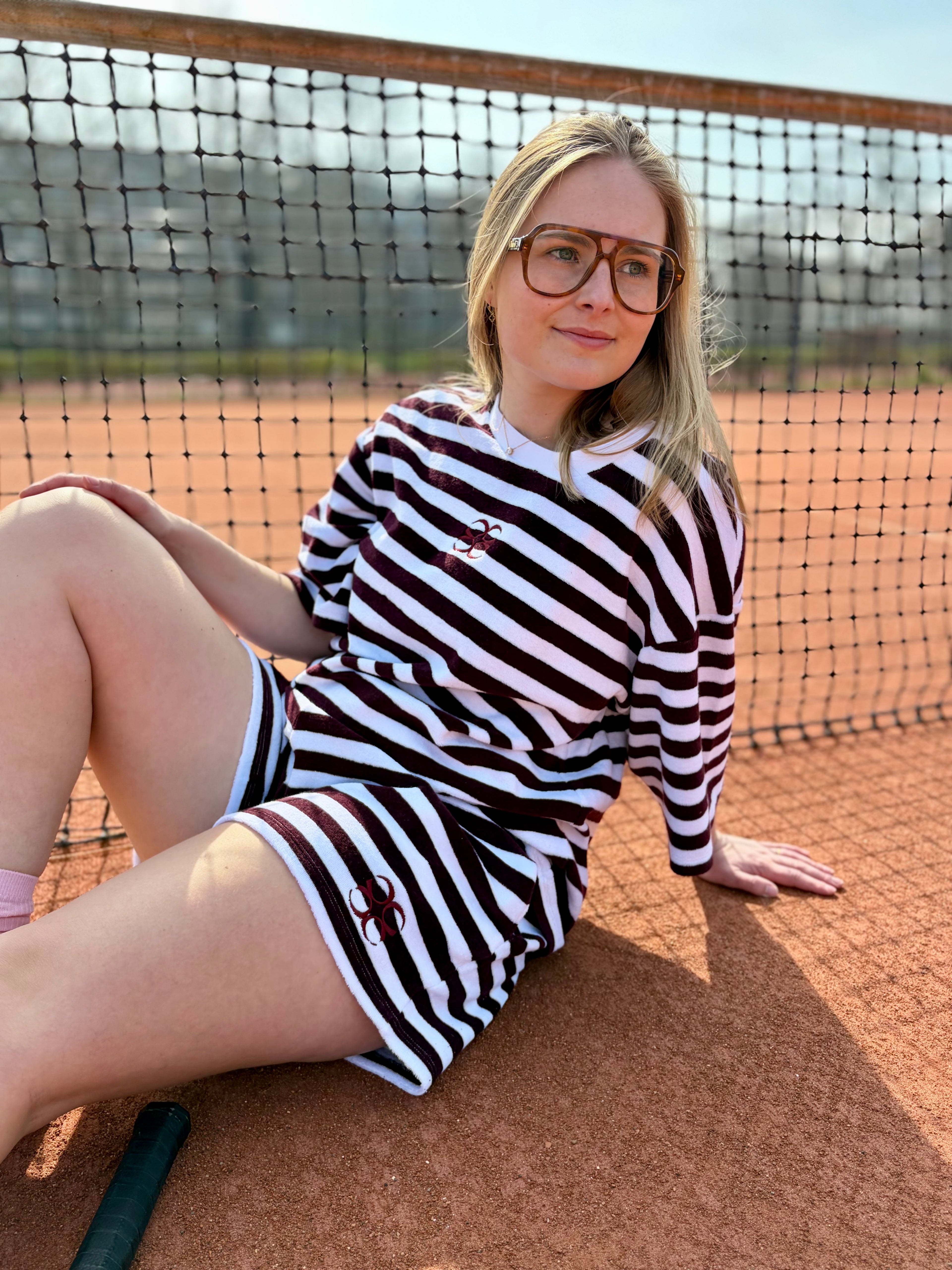 Jackie Short Terry Aubergine