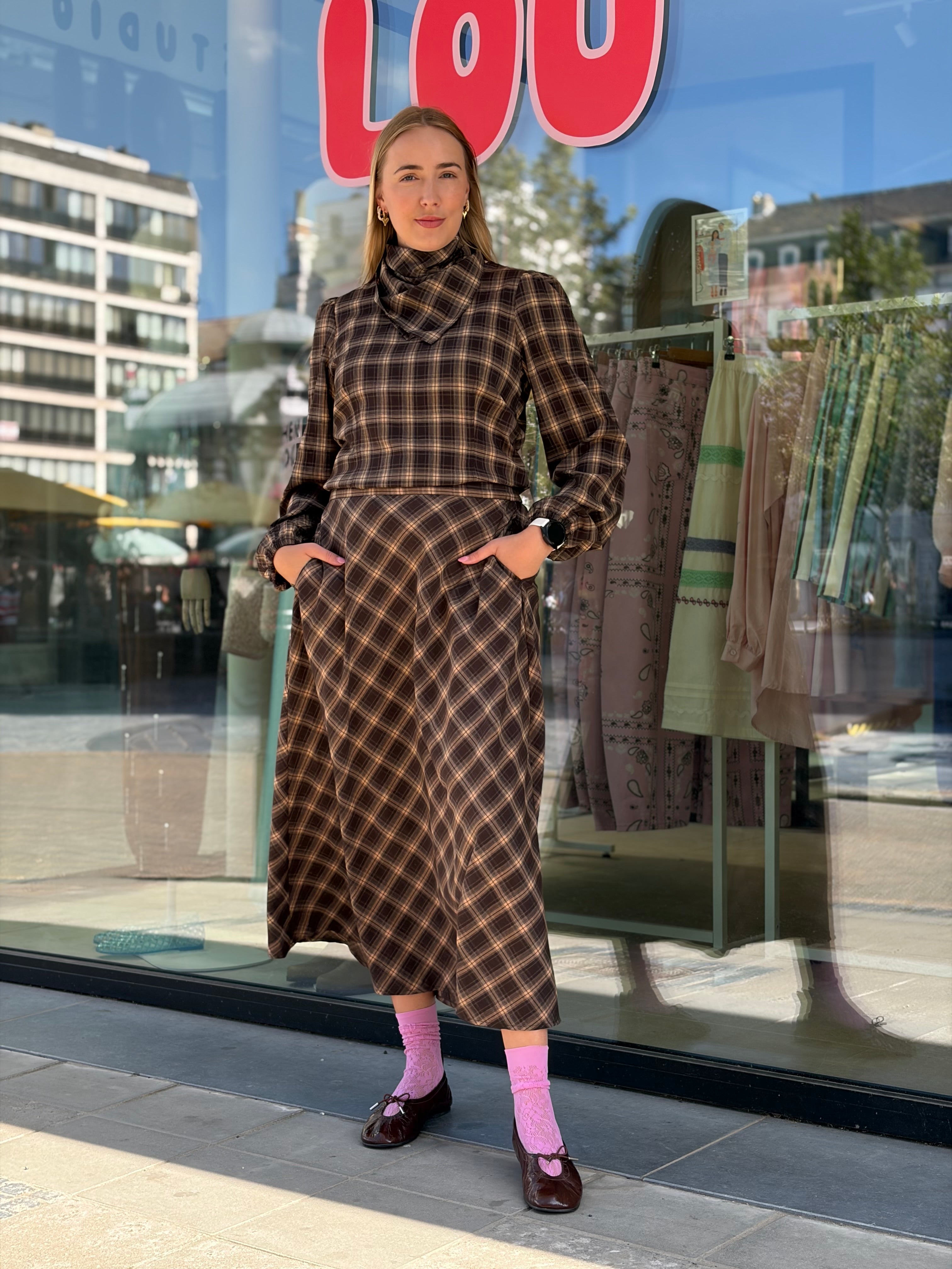 Vilene Check Blouse