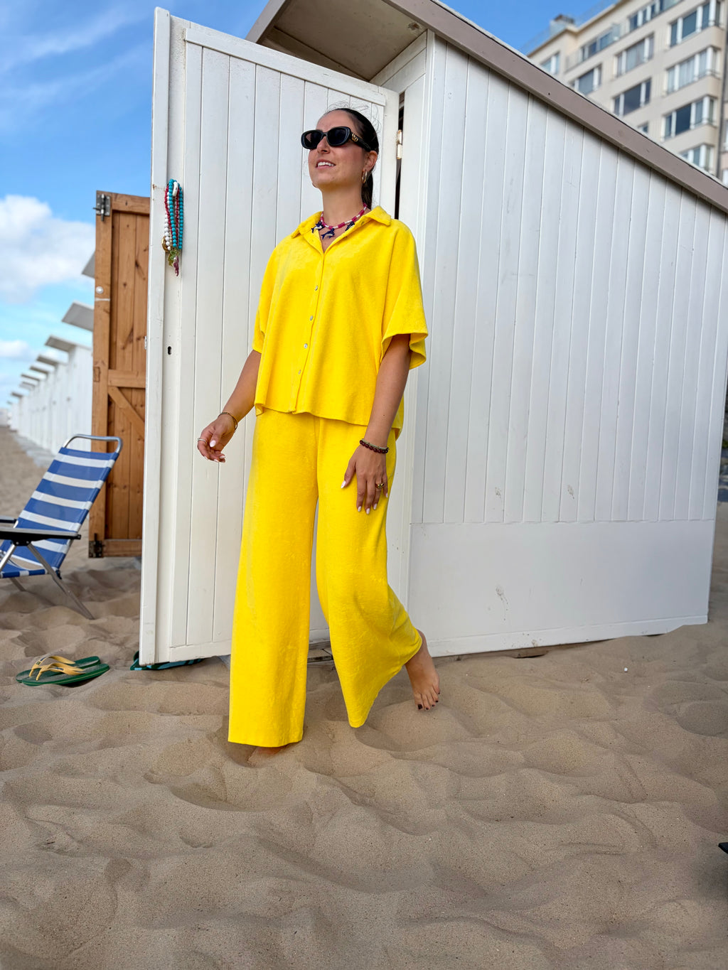 Olga Terry Pants Yellow