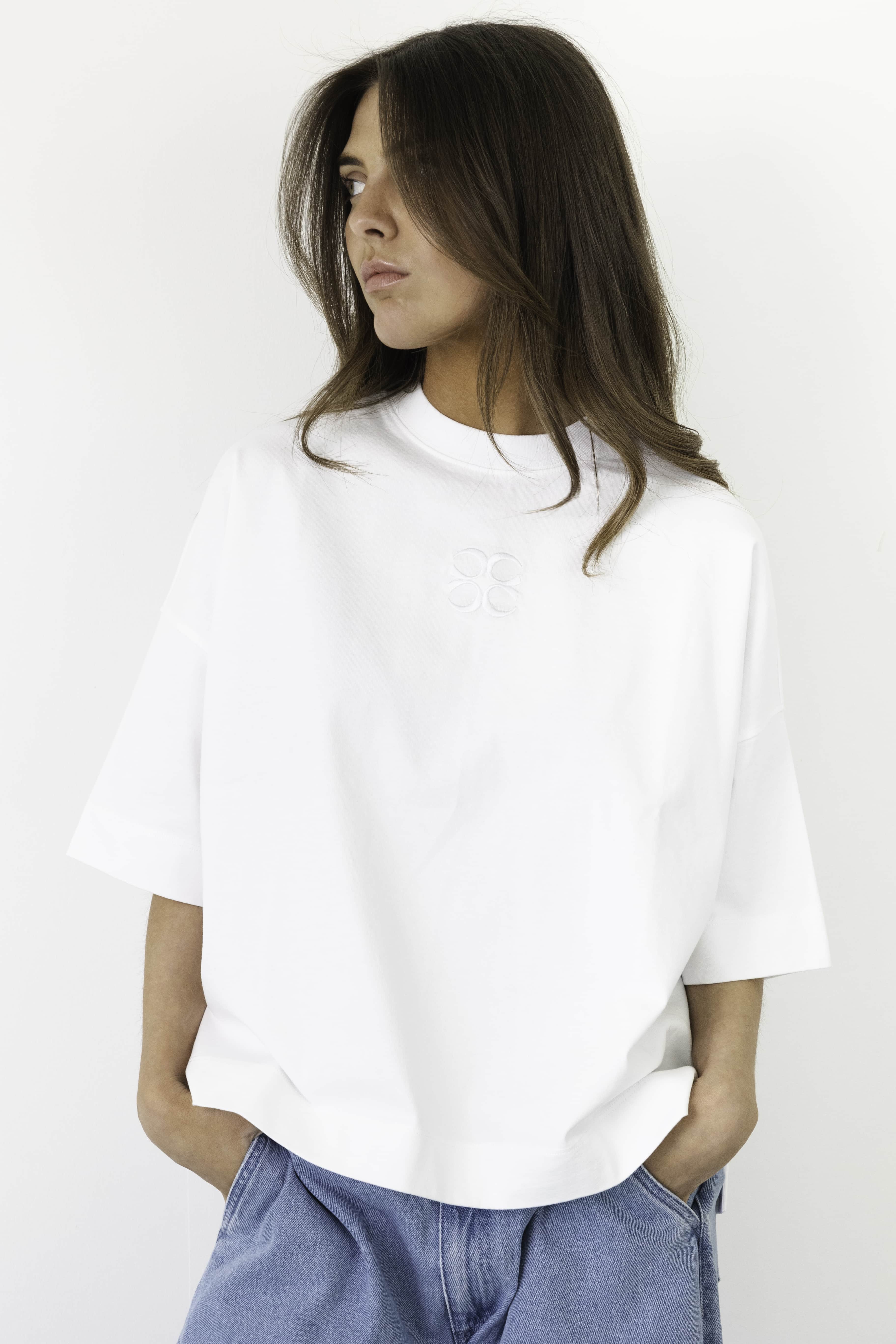 Mimosa Tee Short Sleeves White