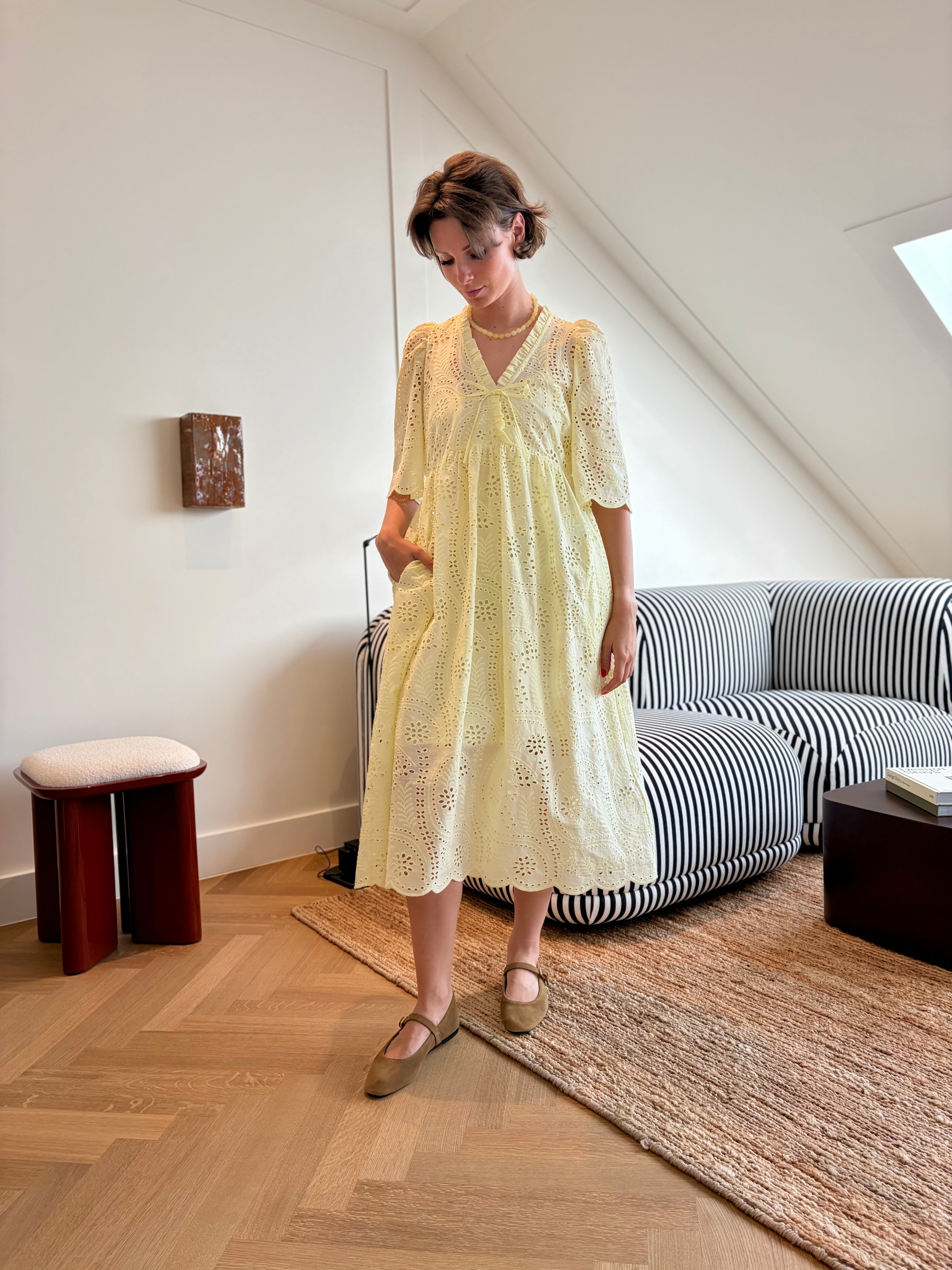 Breezecras Dress Butter Yellow
