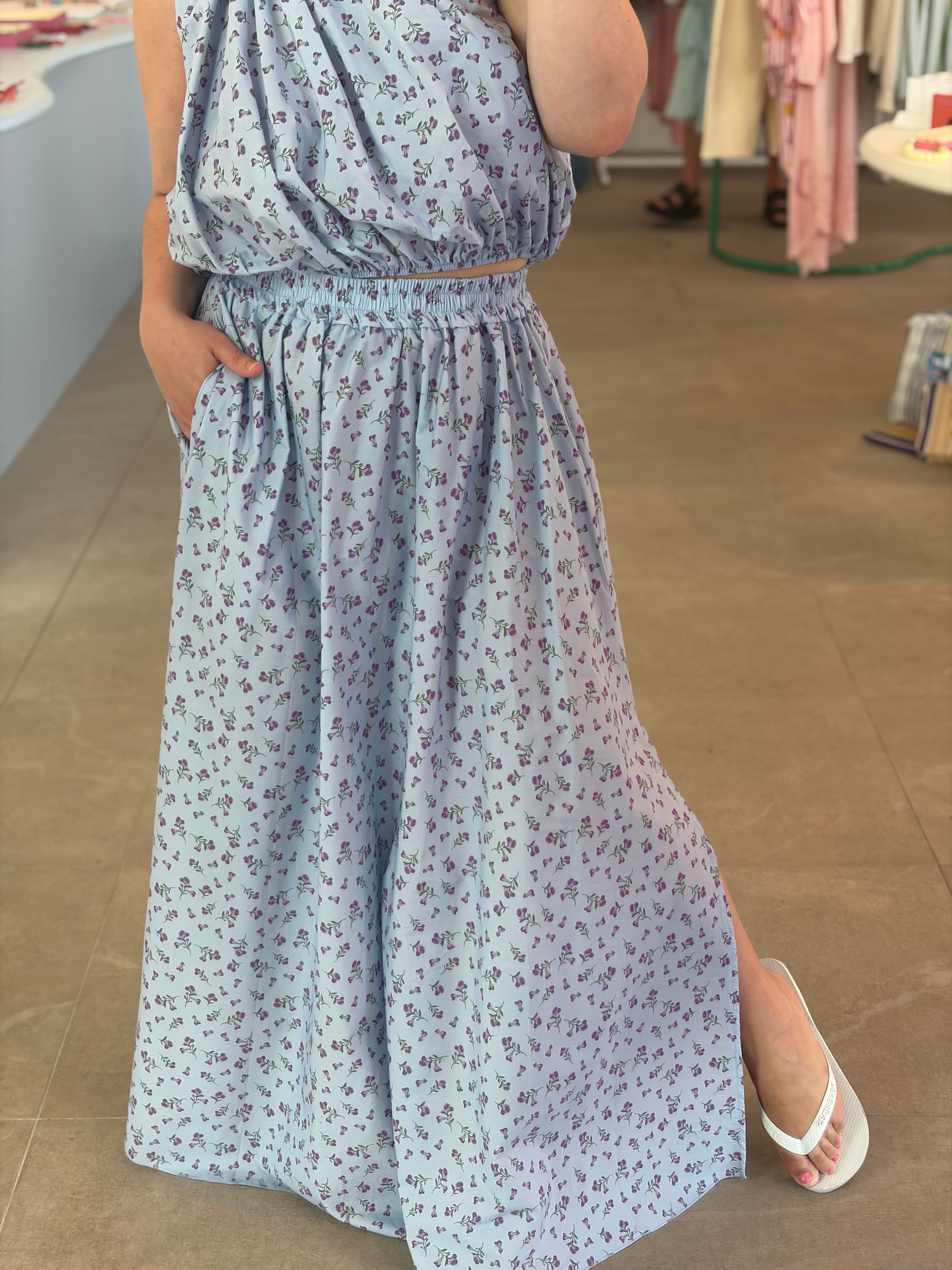Flower Skirt Lila