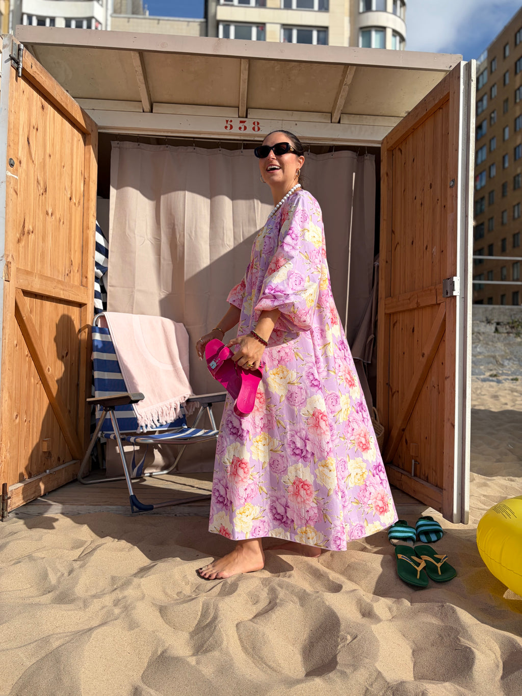 Flower maxi dress Lila