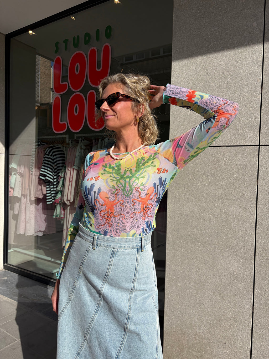 Marina Mesh Blouse