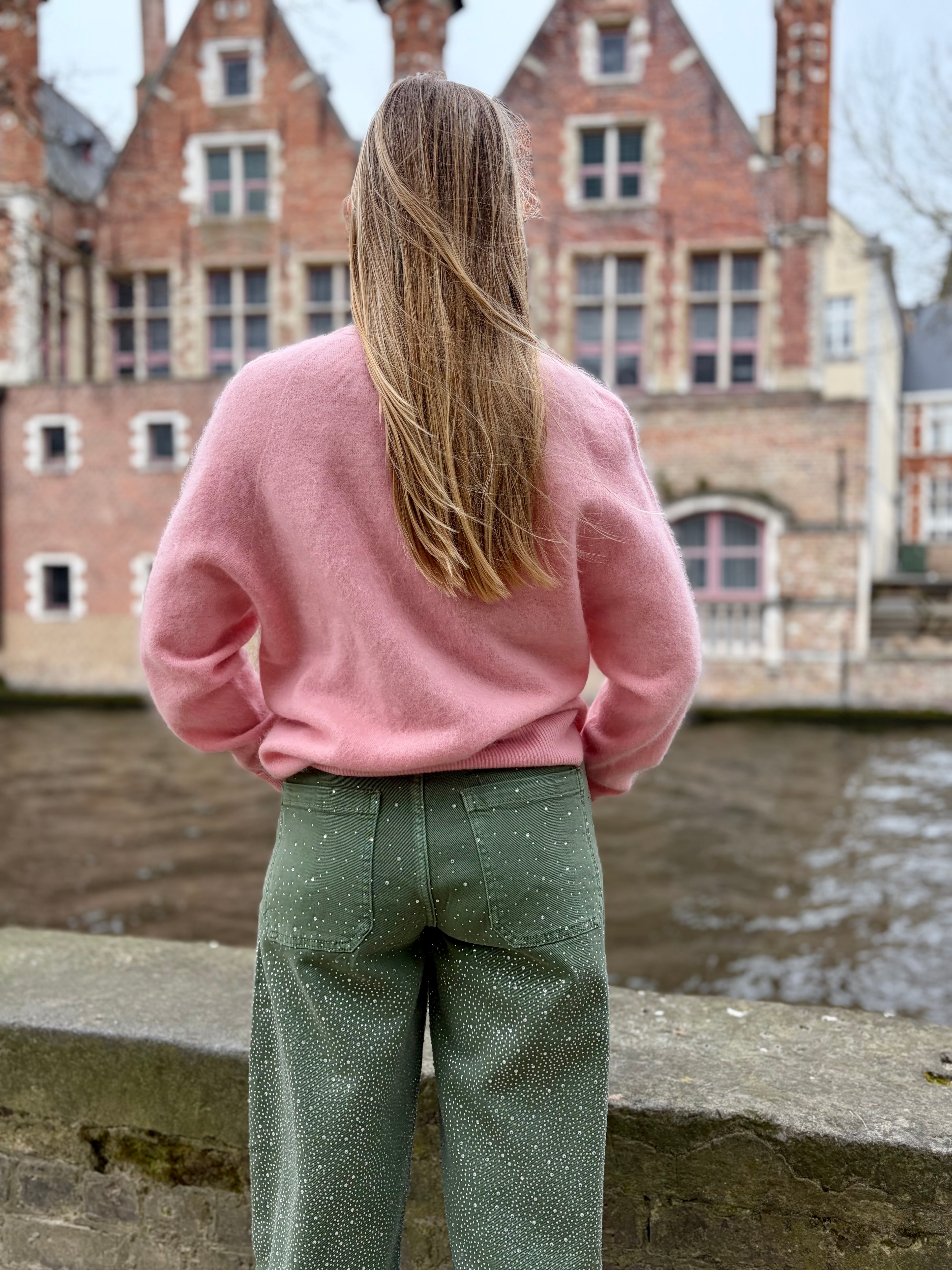 Babette Cashmere Wool Knit Pink