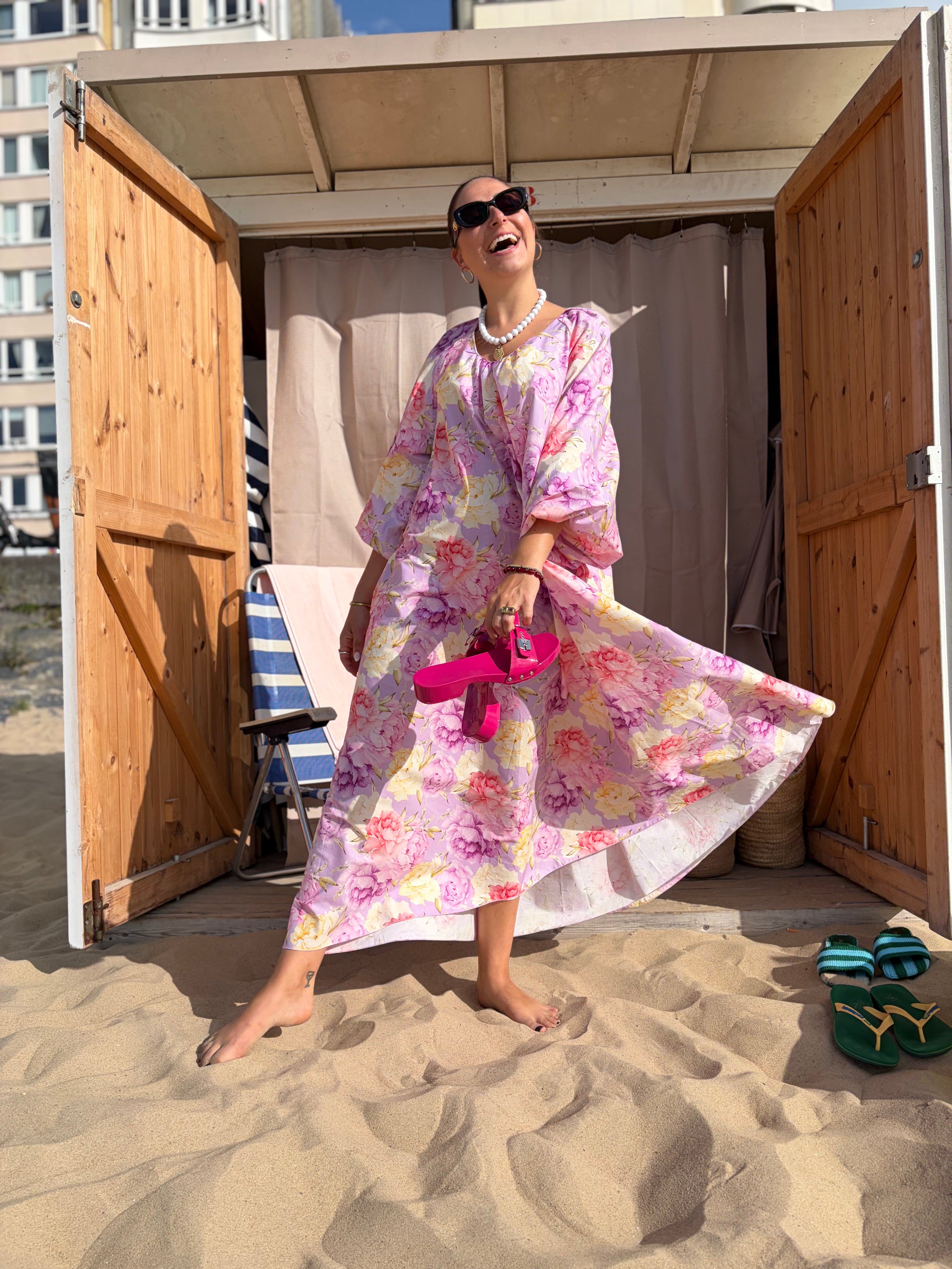 Flower maxi dress Lila