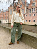 Babette Cashmere Wool Knit Off White