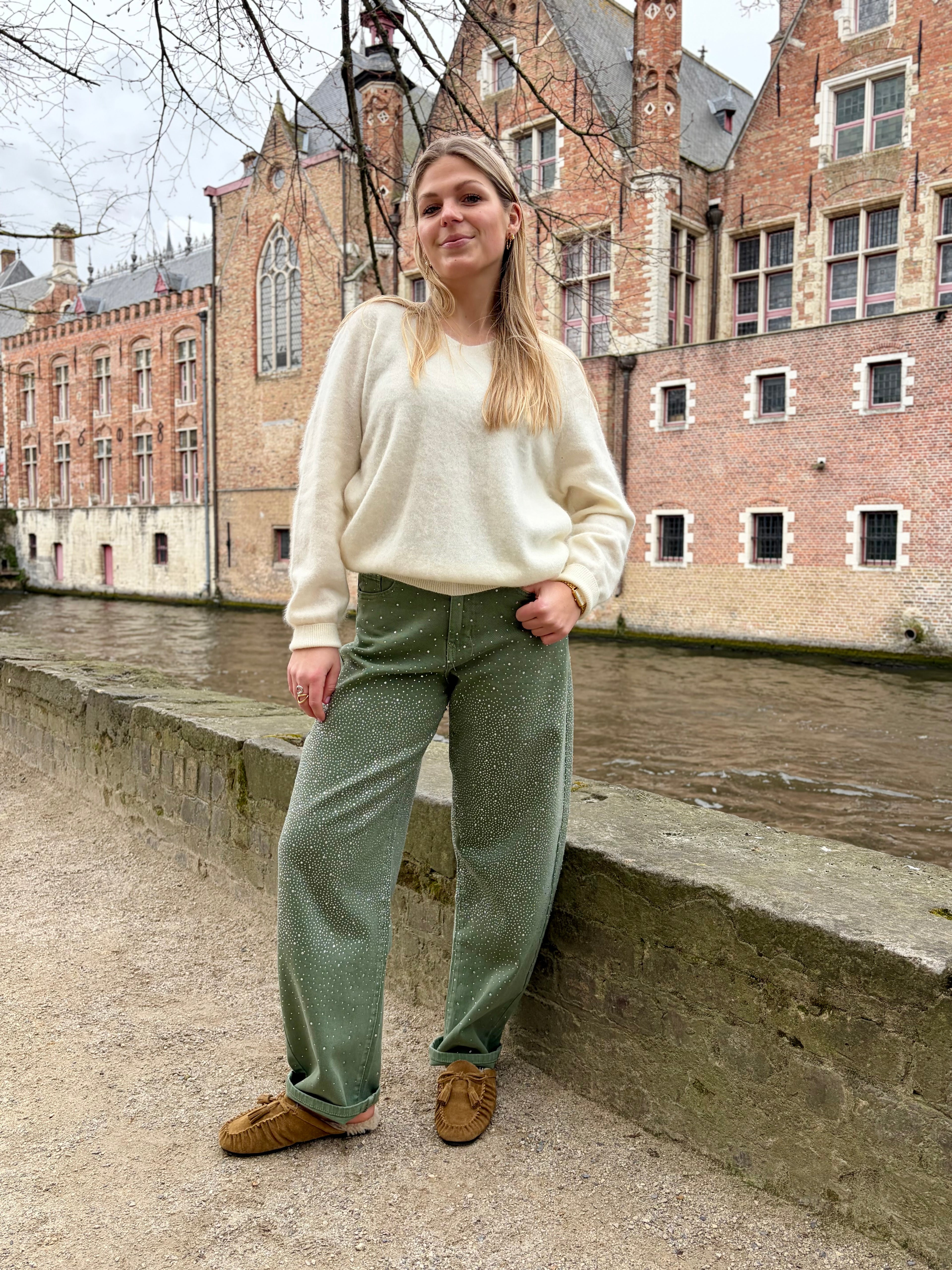 Babette Cashmere Wool Knit Off White