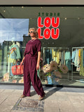 Rosie Pants Burgundy