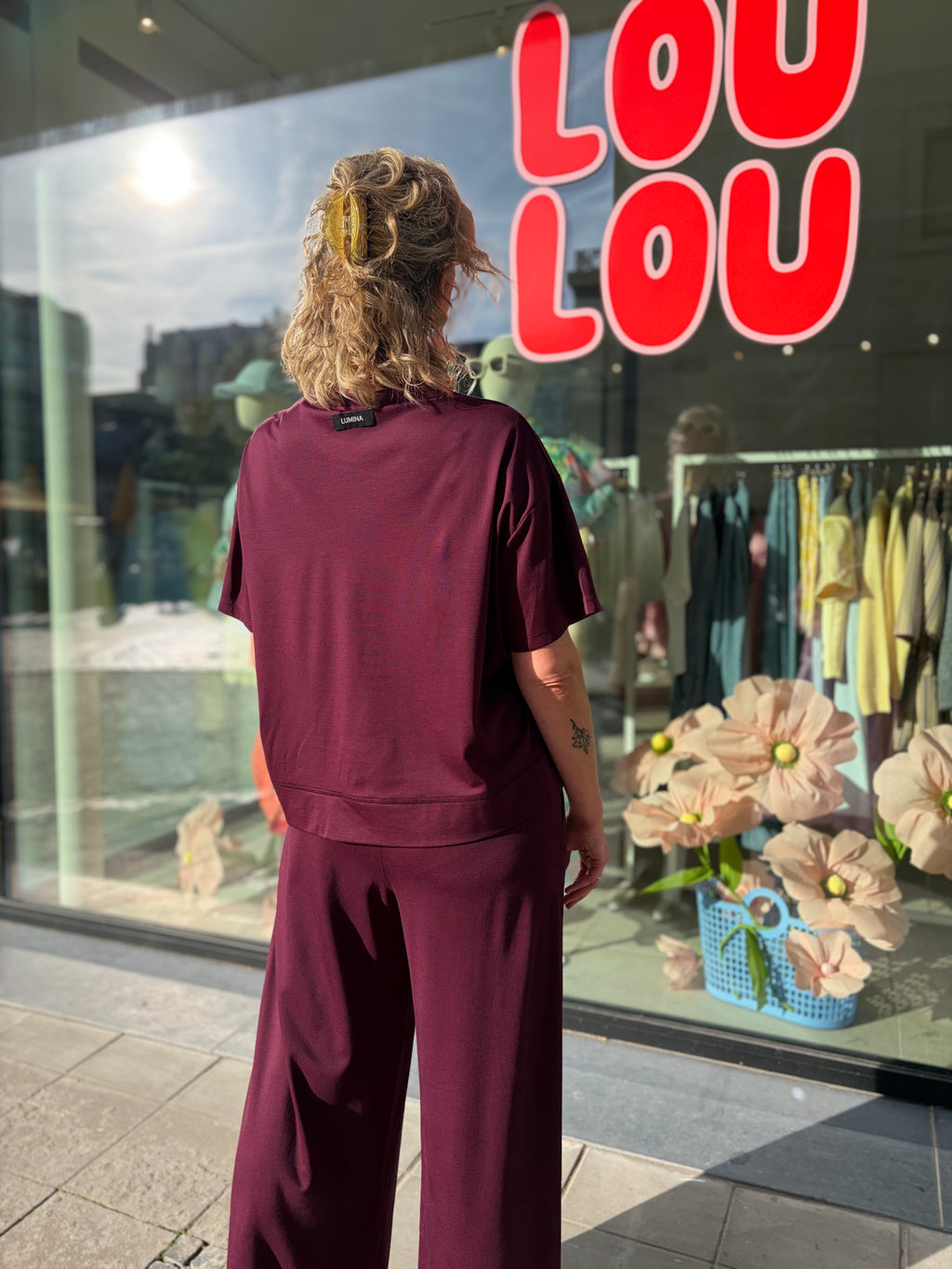 Rosie Pants Burgundy