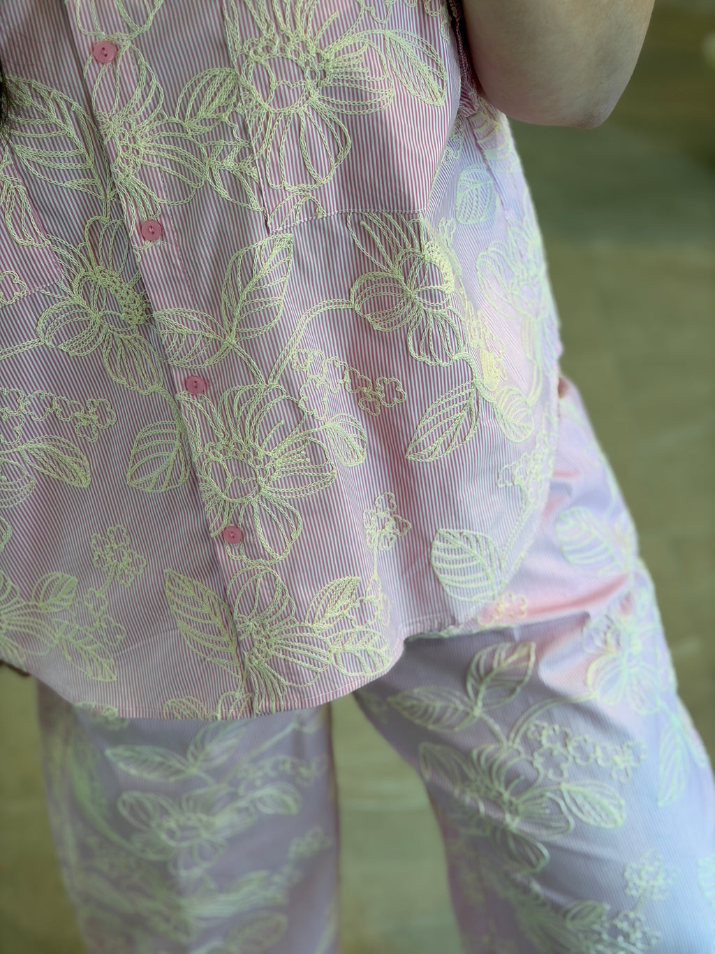 Flowercras Pants Pink