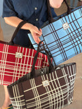Grid Josie Bag Hot Fudge Brown