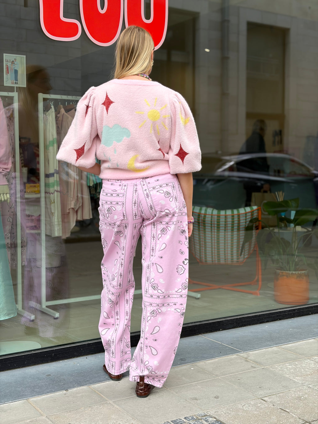 Brave Every Day Pink Balloon Jeans