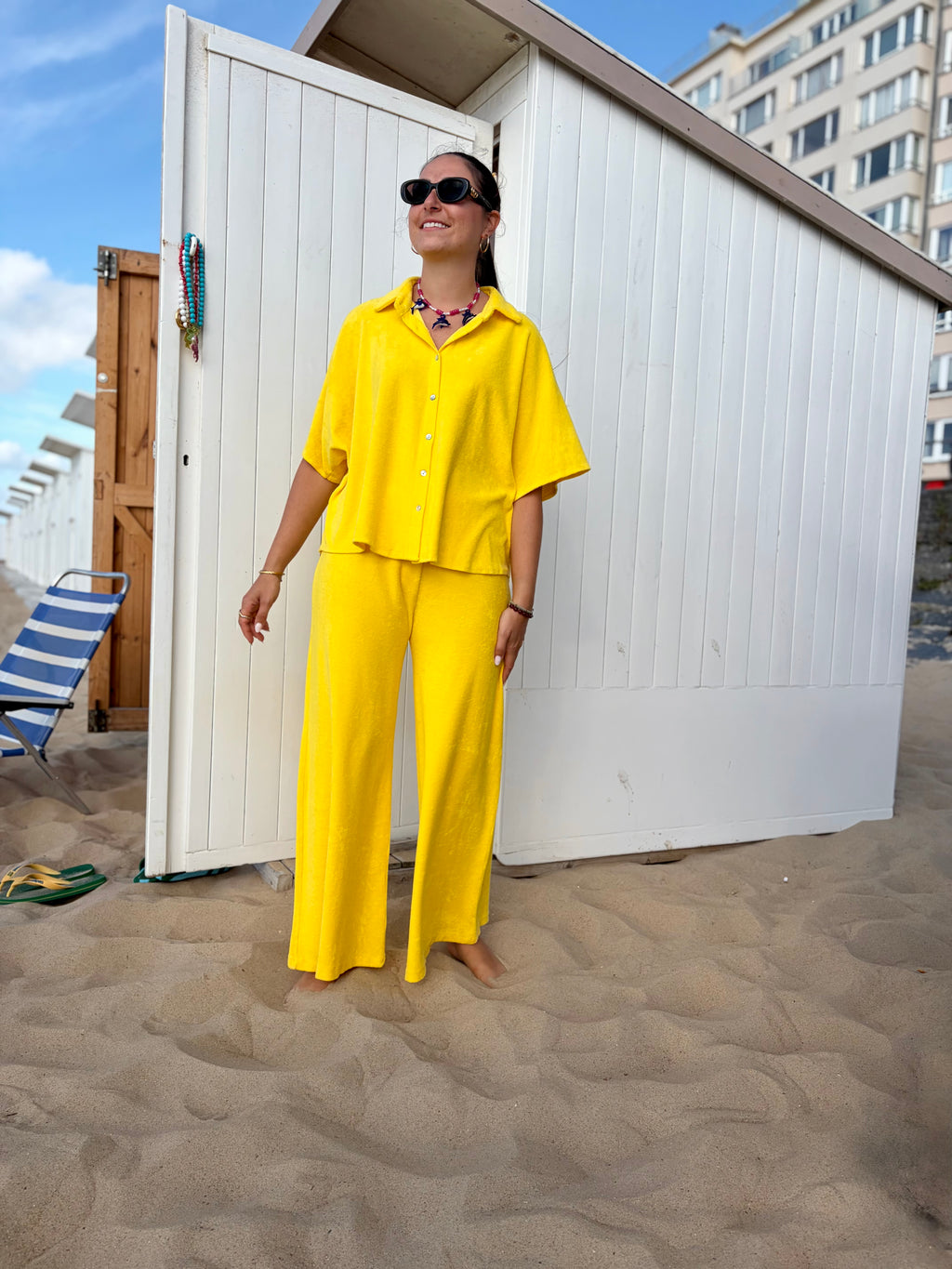Olga Terry Pants Yellow