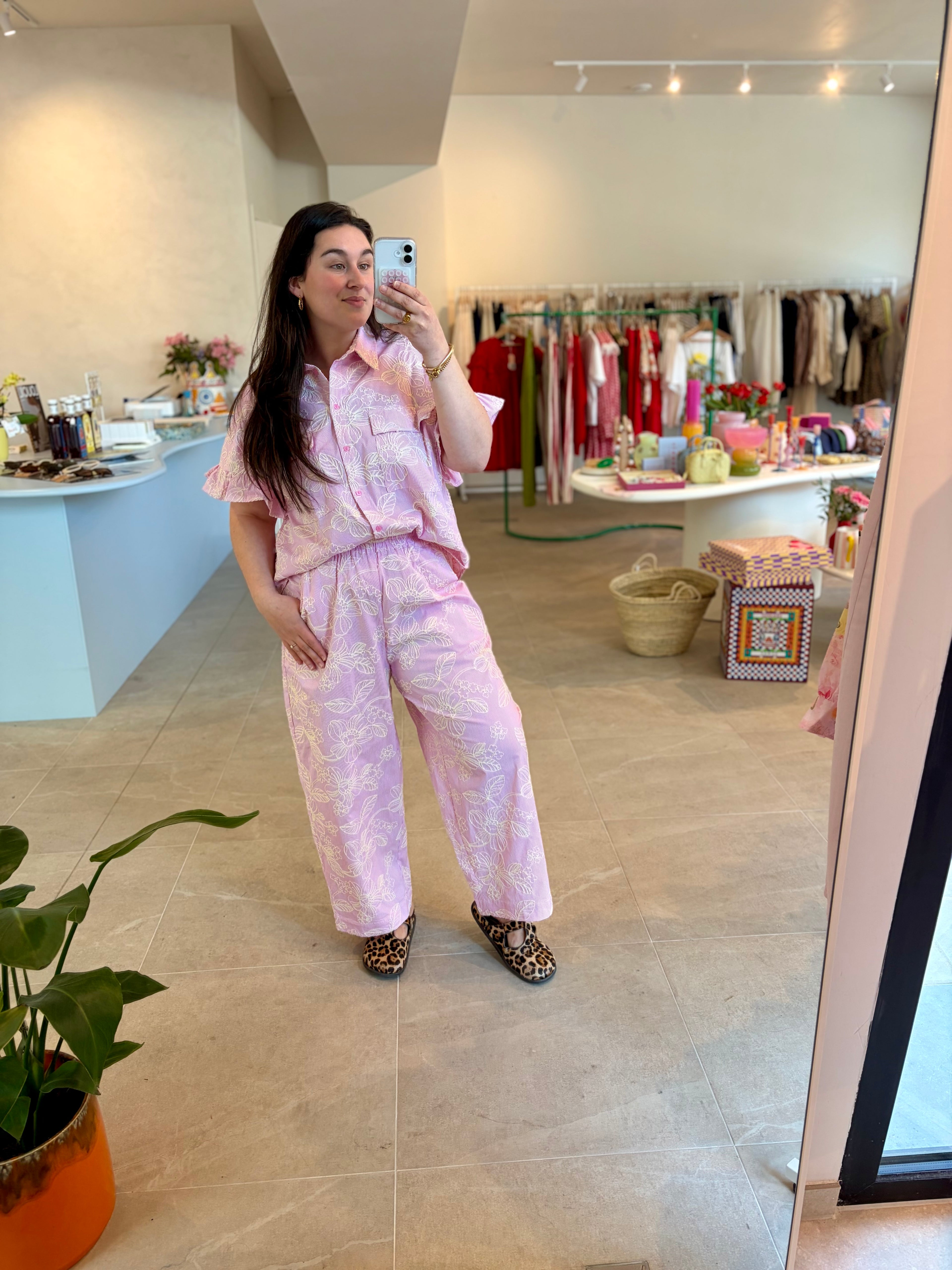 Flowercras Pants Pink