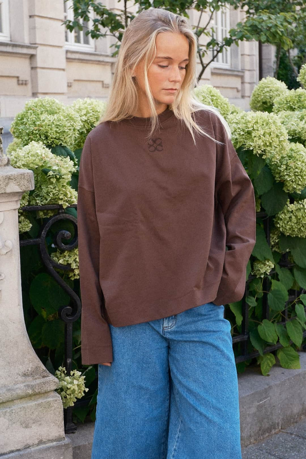 Mimosa Tee Long Sleeves Brown