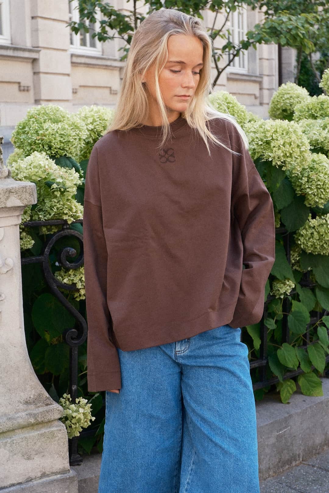 Mimosa Tee Long Sleeves Brown