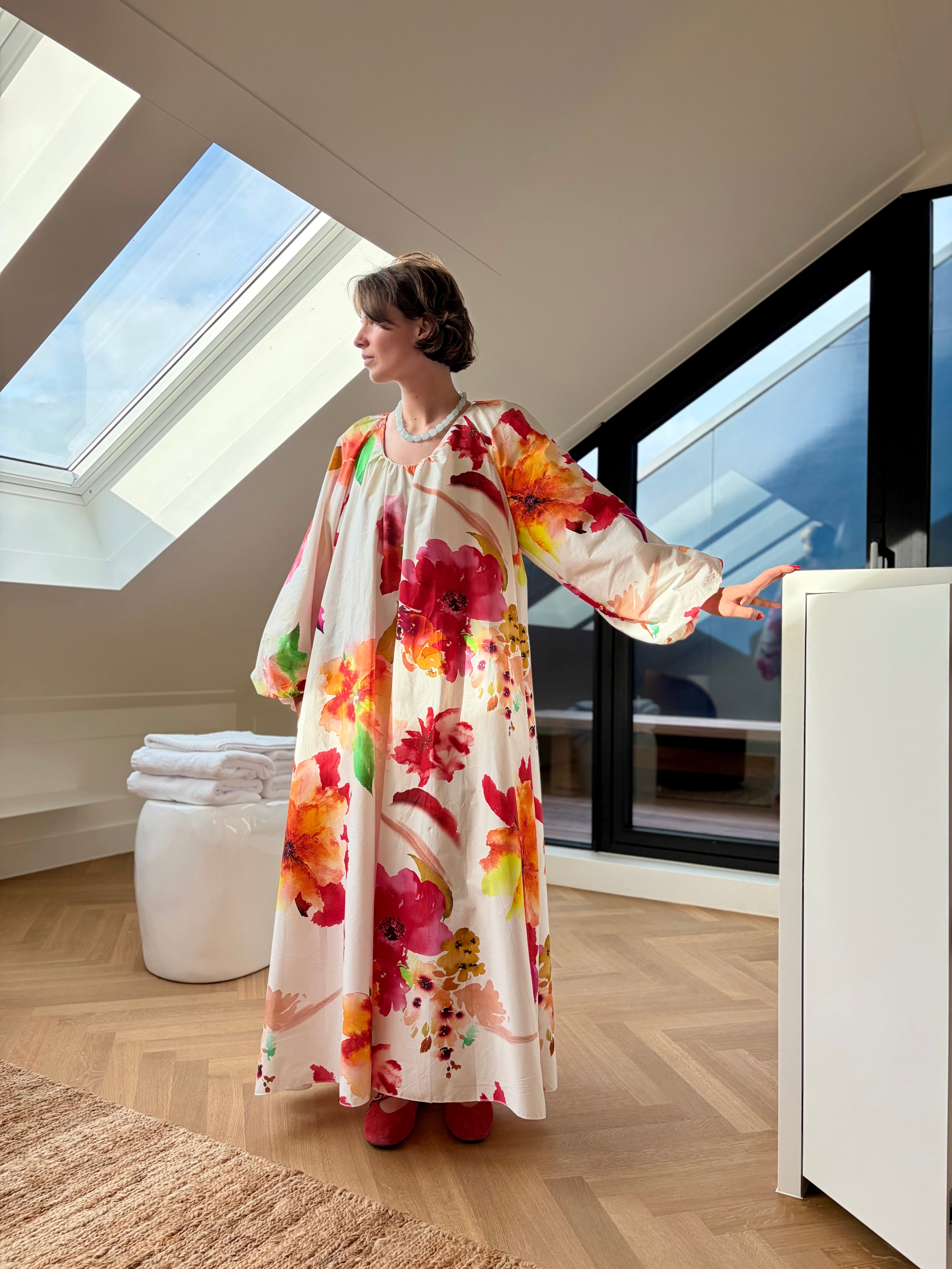 Flower maxi dress