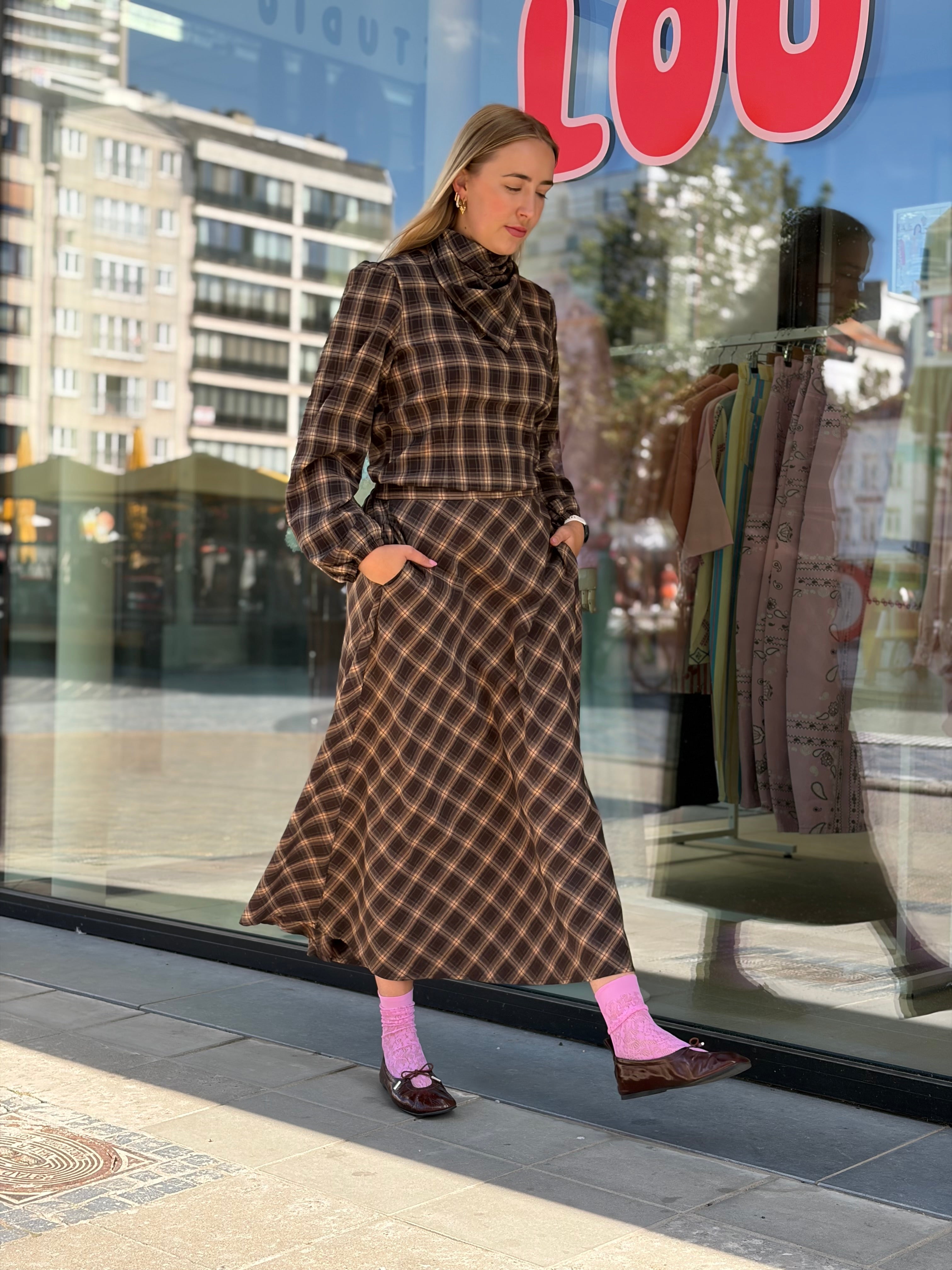 Vilene Check Skirt