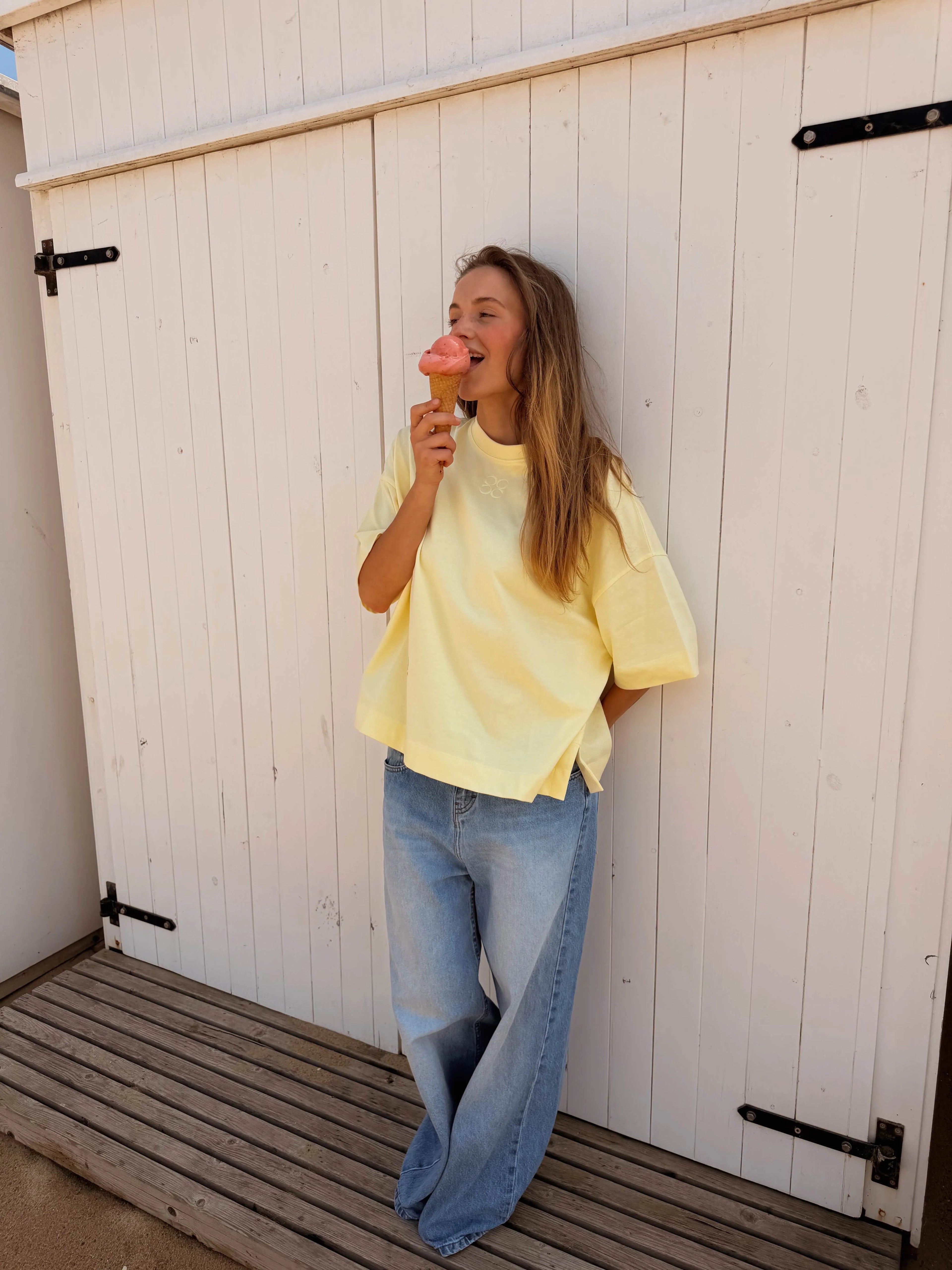 Mimosa Tee Short Sleeve Butter Yellow