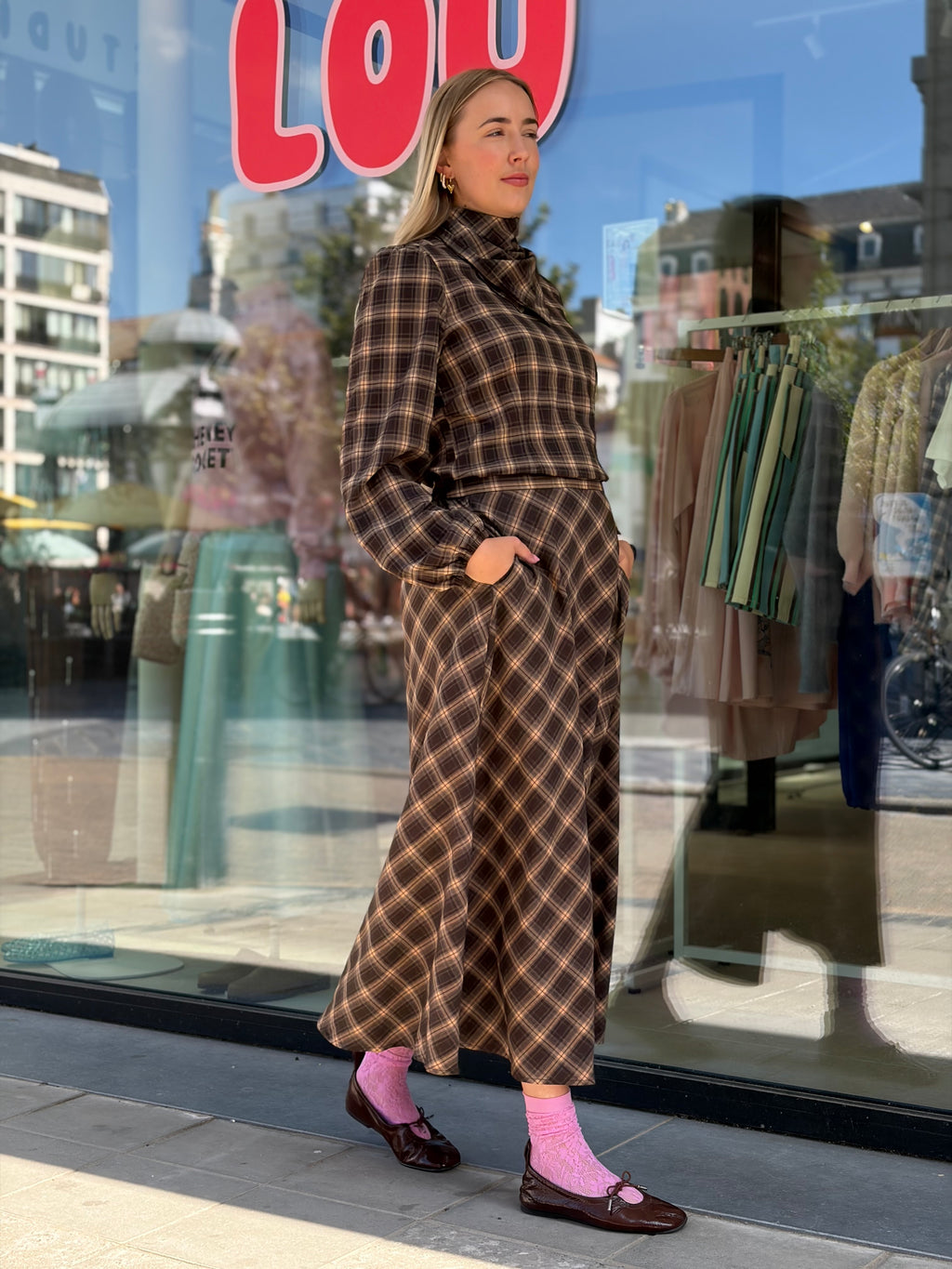 Vilene Check Skirt
