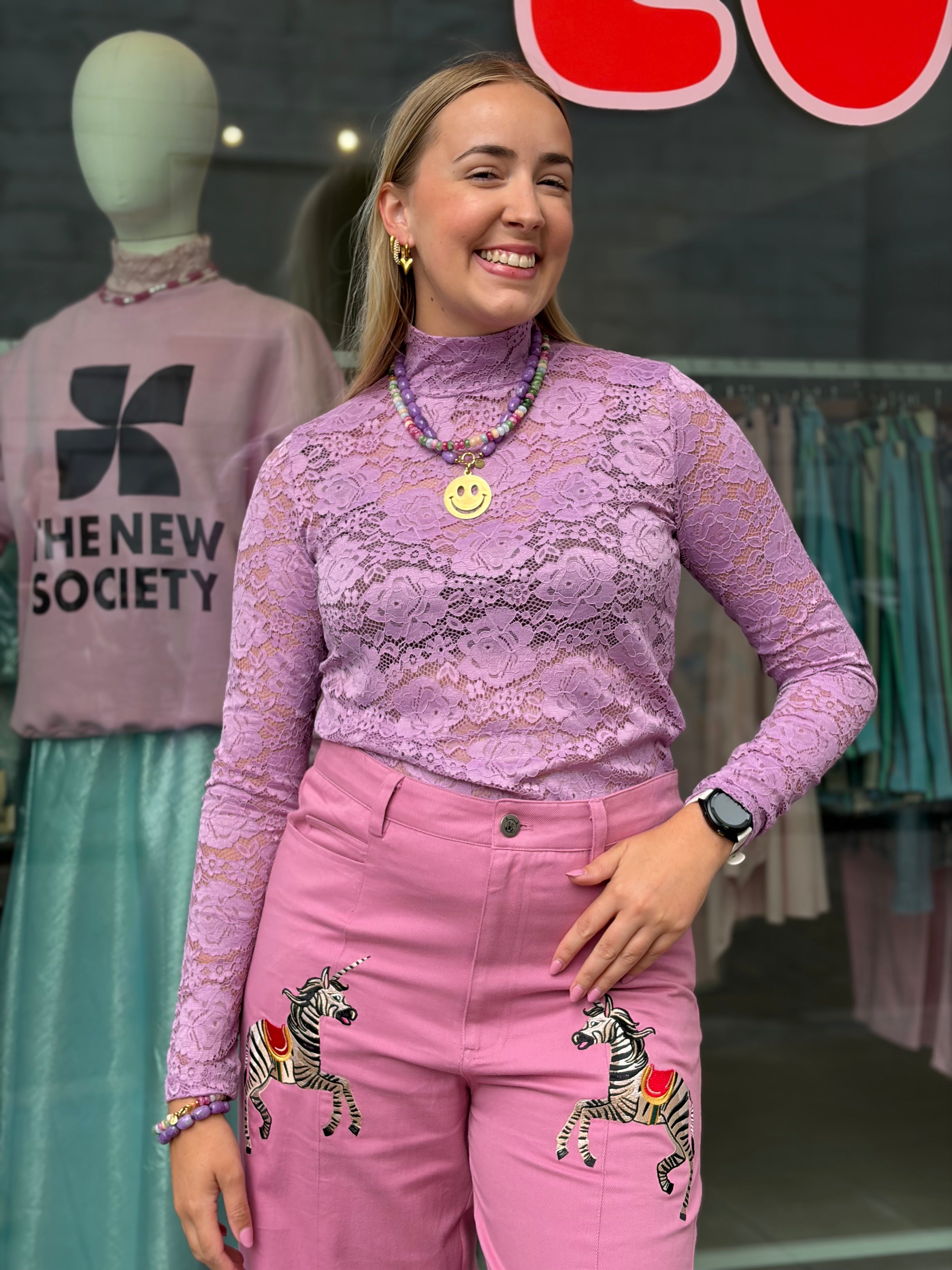 Ronja Lace Blouse Lavender