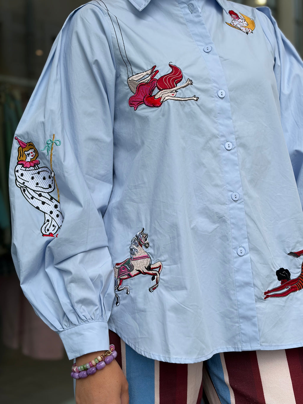 Sasha Shirt Circus Light Blue