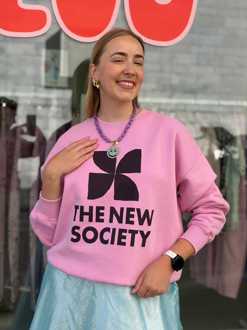 TNS Sweatshirt Lilac Chiffon