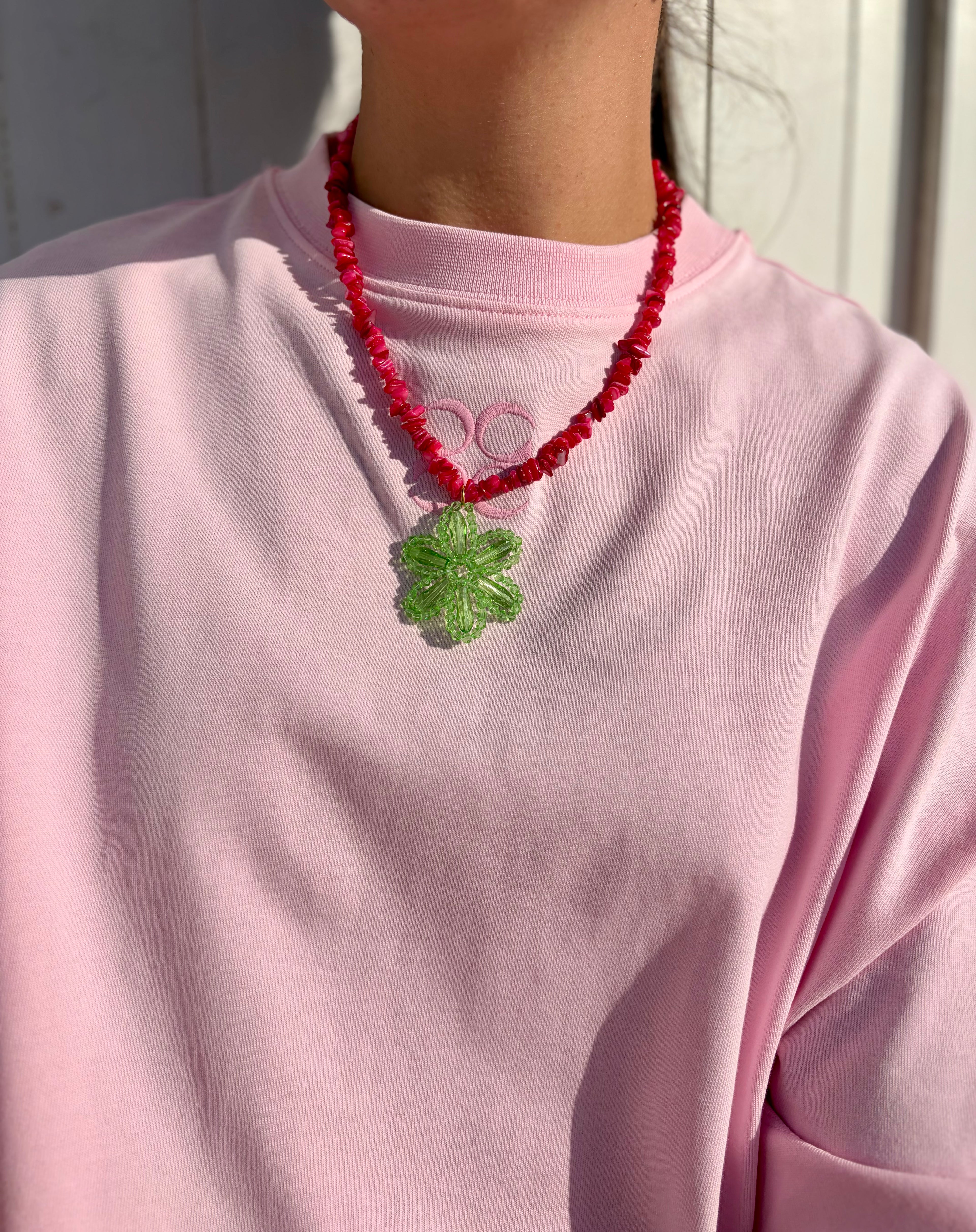 Palm Flower Necklace