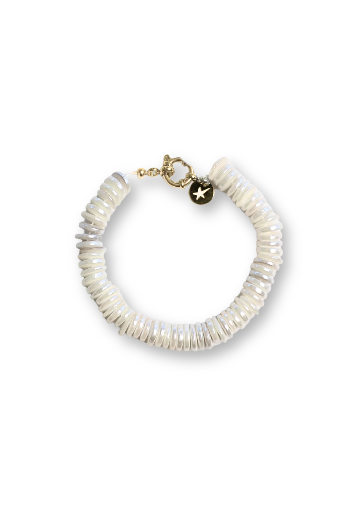 Disco Pearl Bracelet