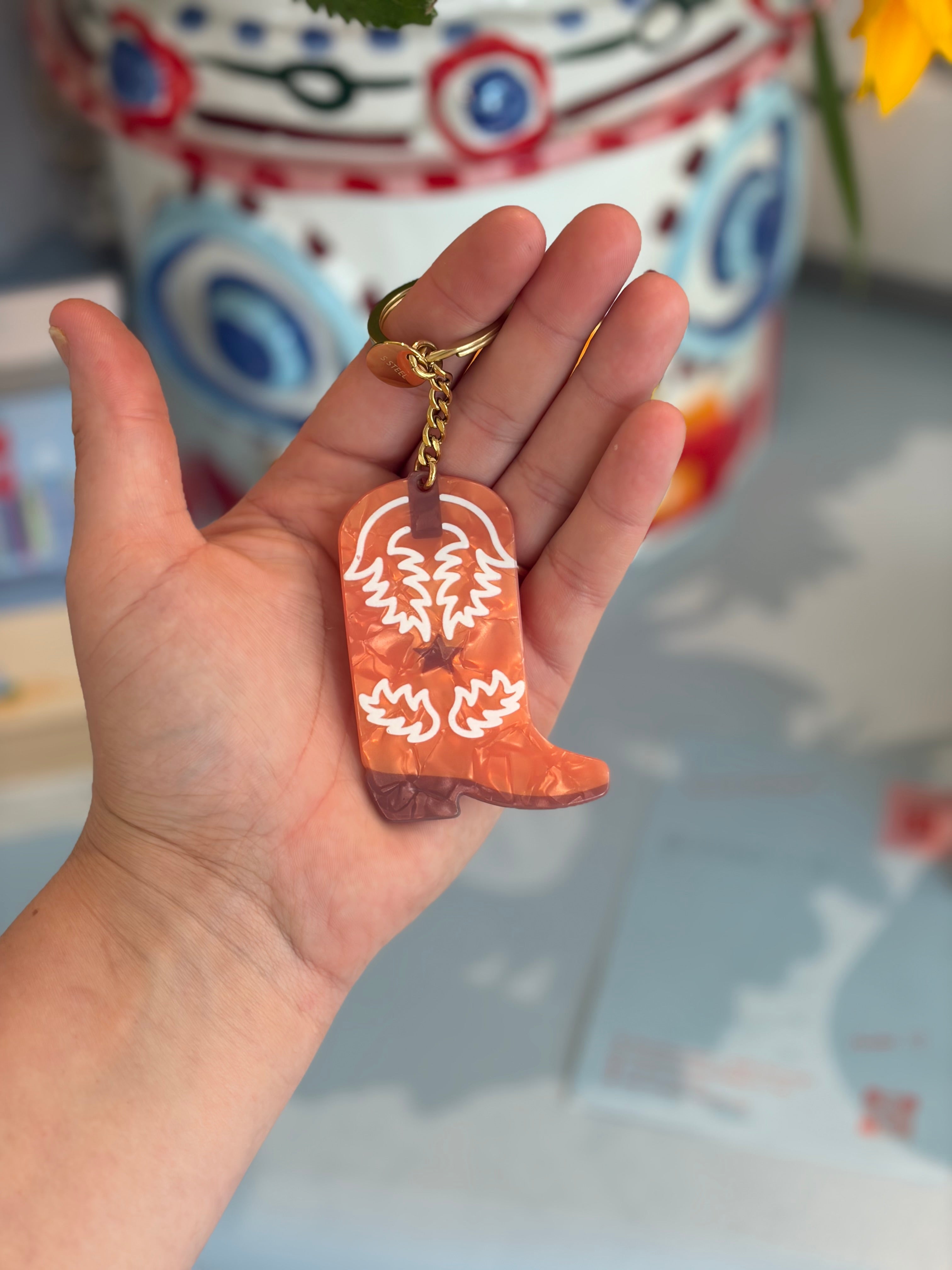 Keychain Cowboy Boot