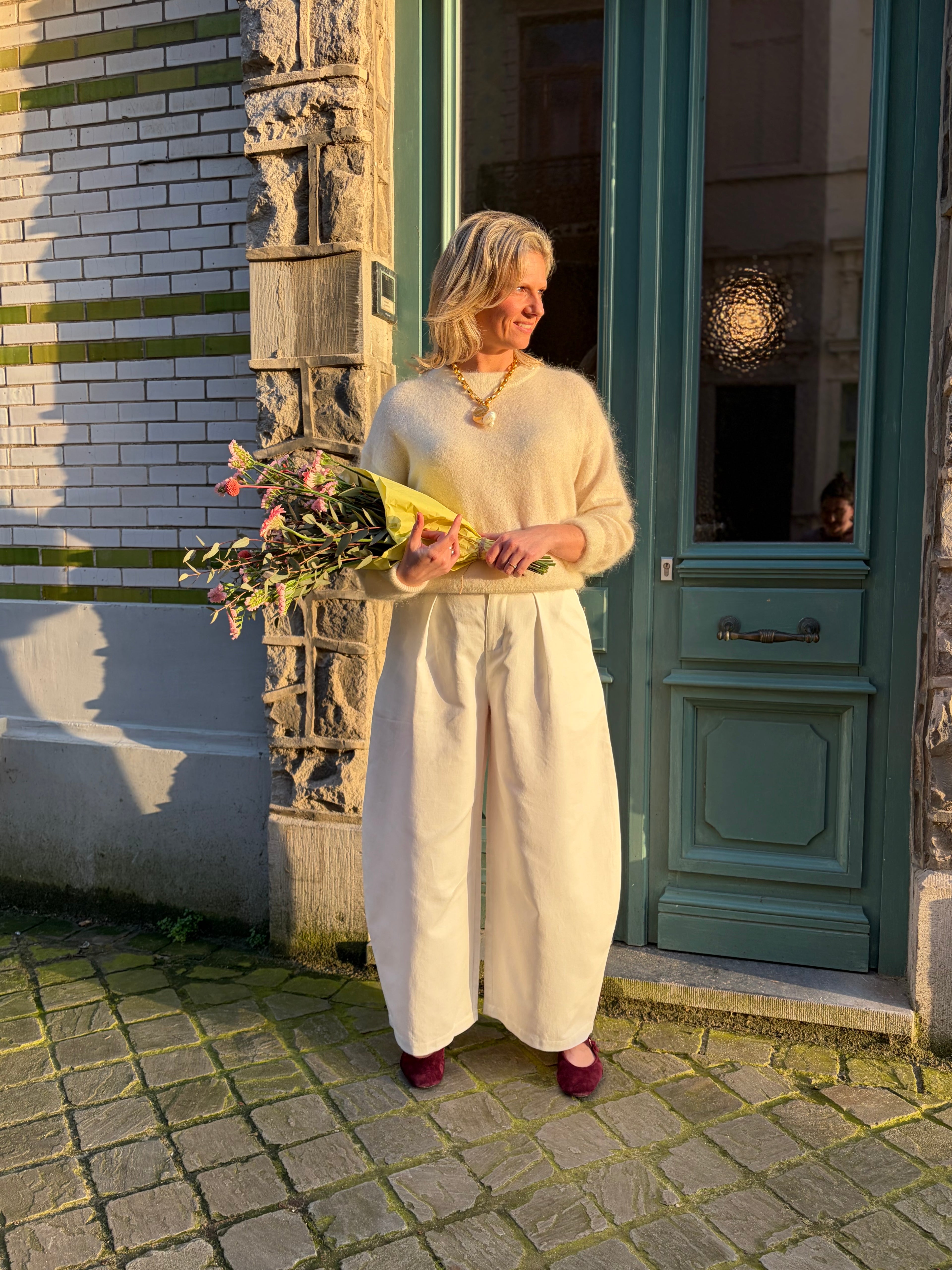 Emma Mohair Knit Cream