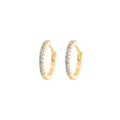Medium Hoops Blue