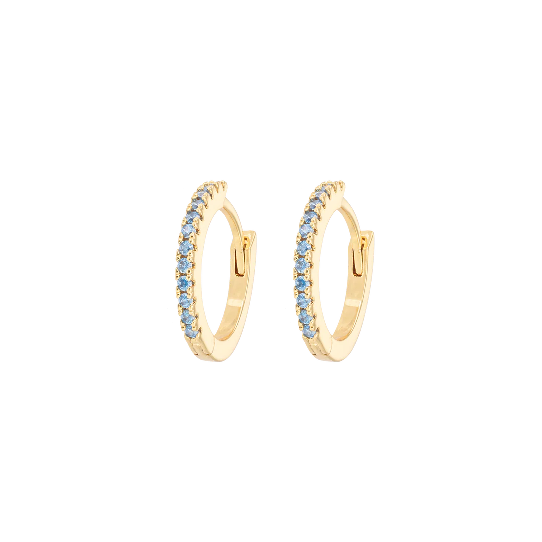 Medium Hoops Blue