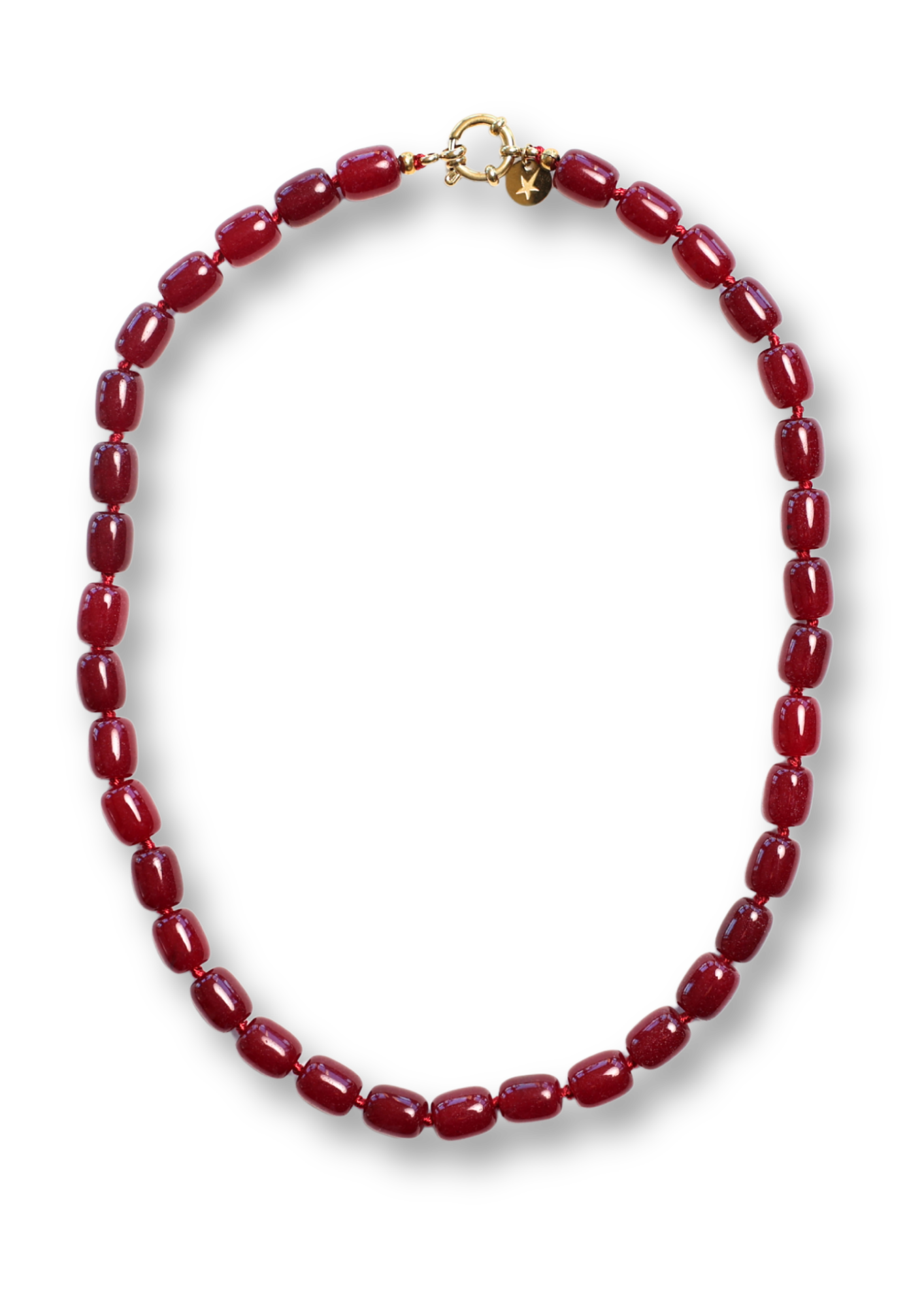 Phil Burgundy Necklace