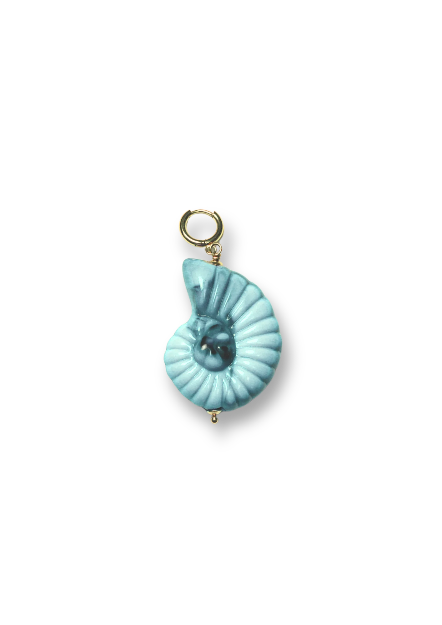 Blue Shell Small Pendant