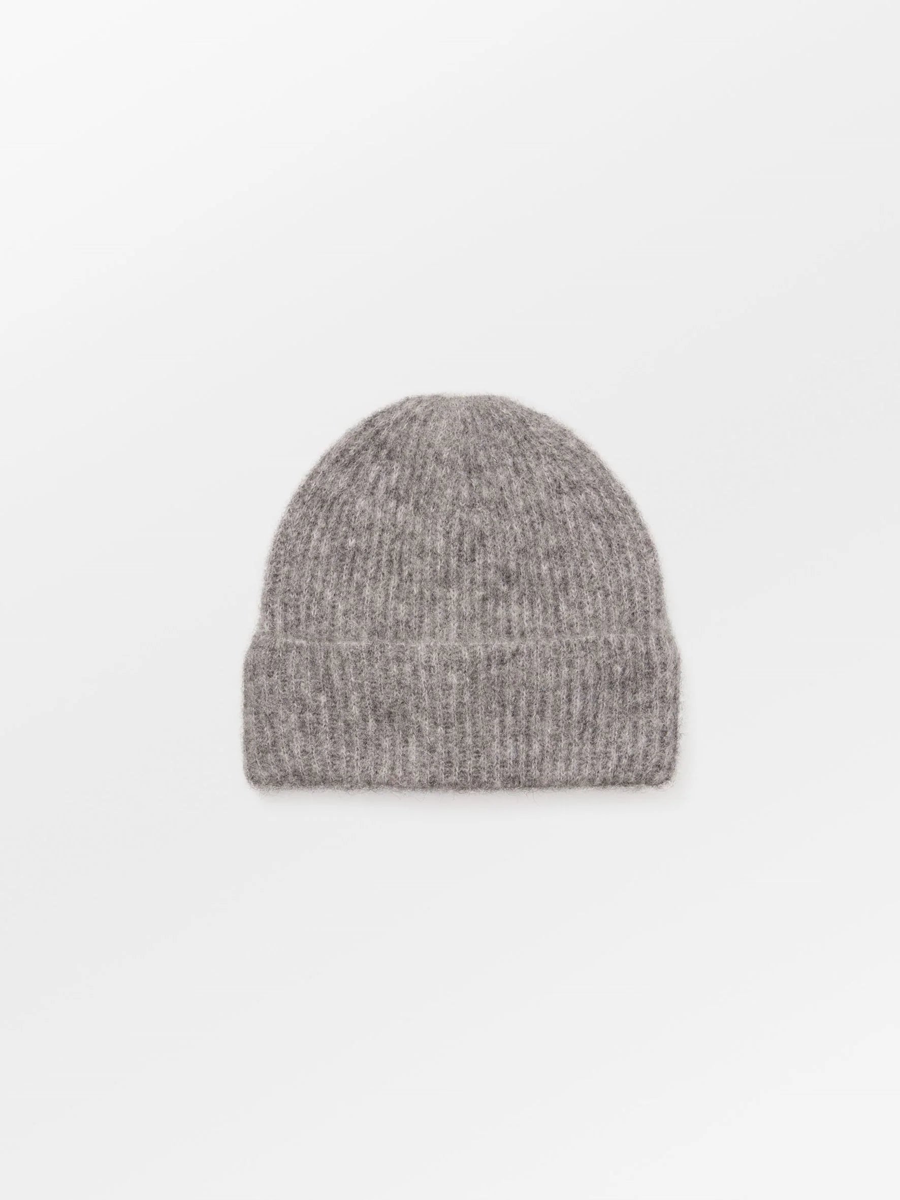 Beanie Alpaca-Wool Grey Melange