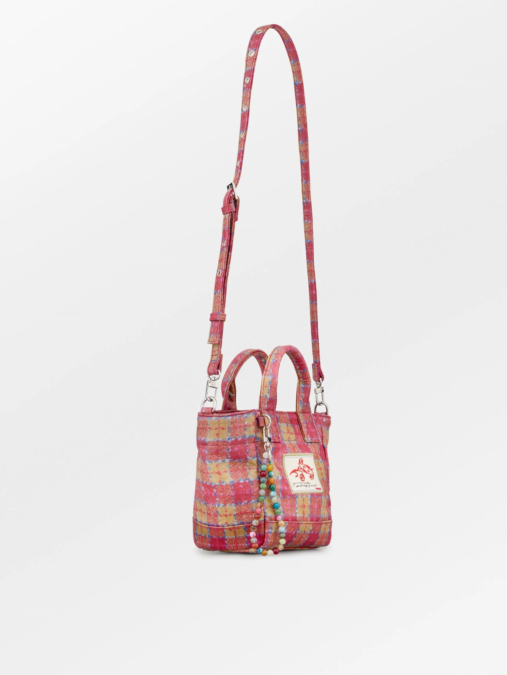 Checky Coated Gabby Bag