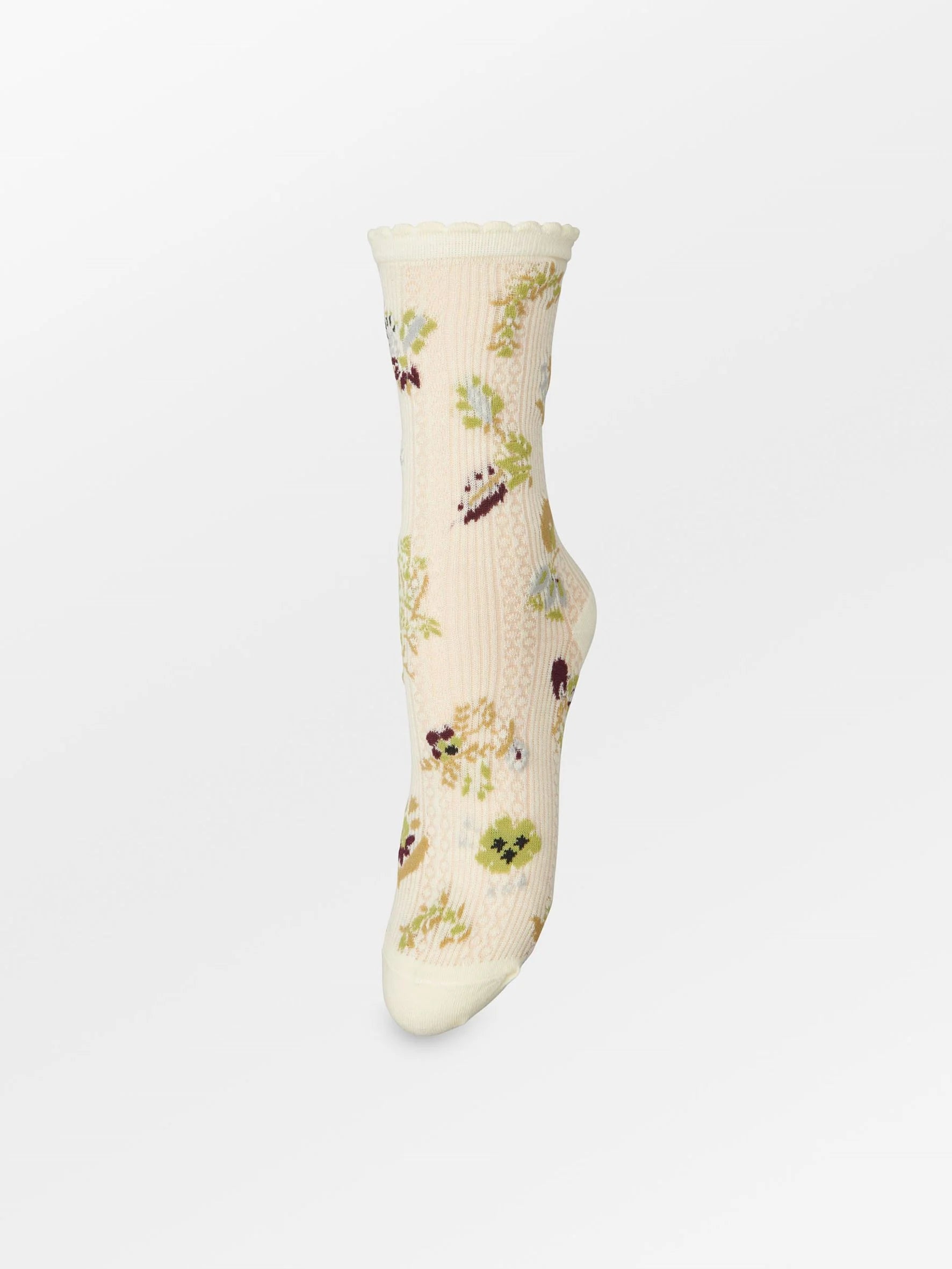 Fiora Cotta Sock Rutabaga White