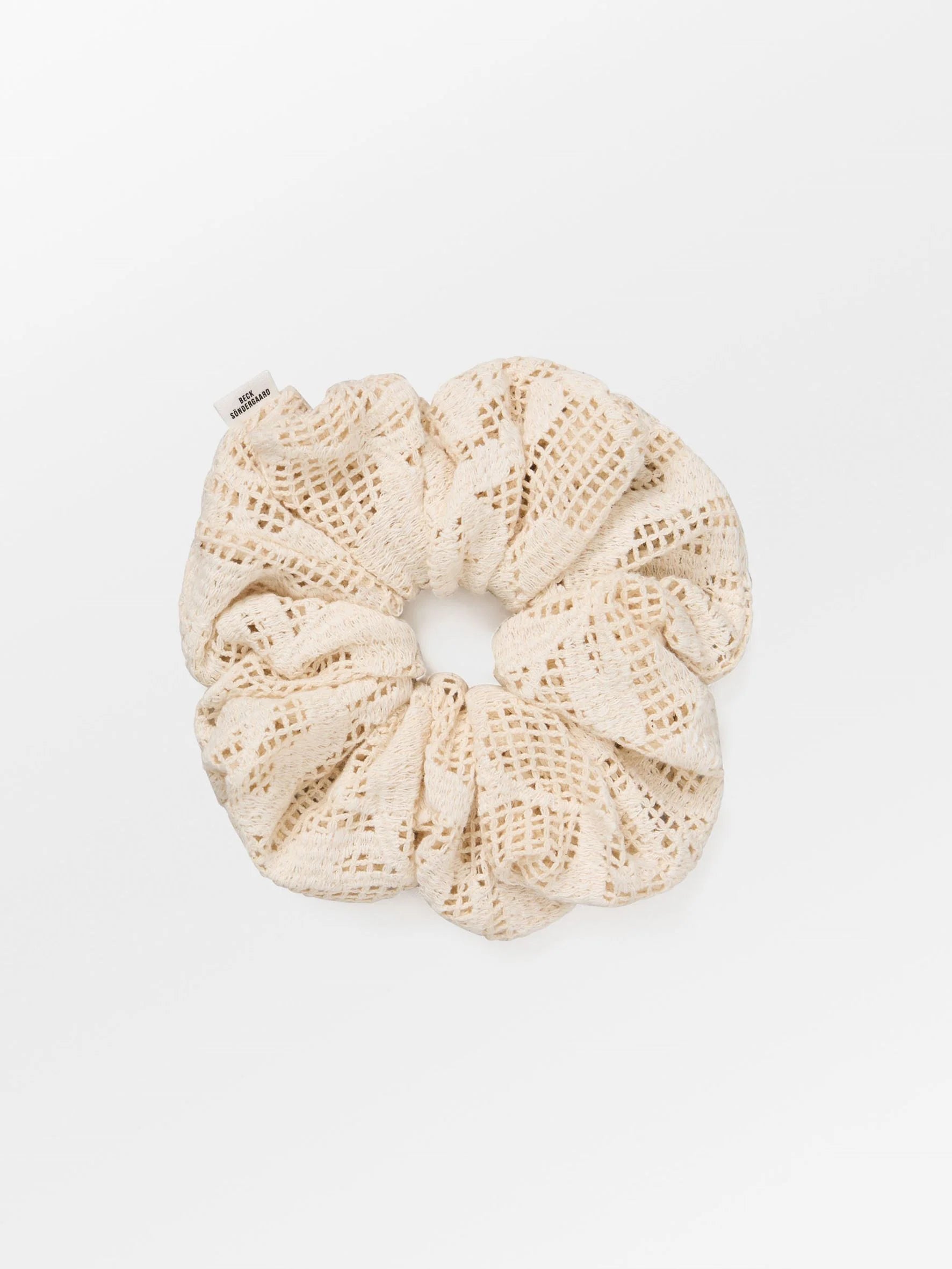 Croflora Scrunchie Buttercream White