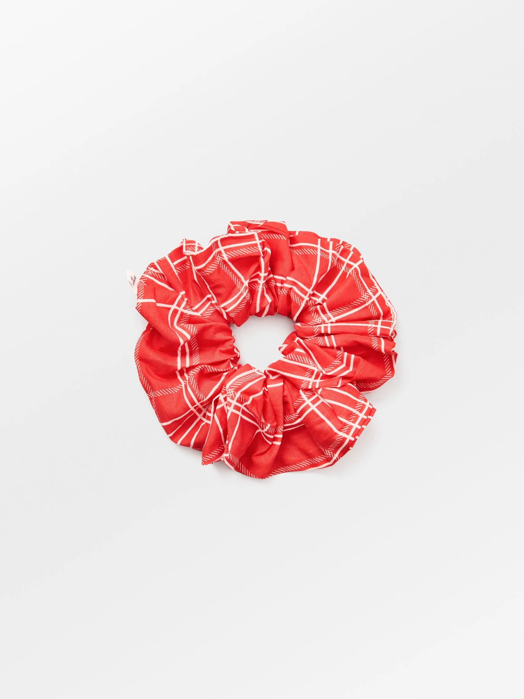 Grid Cotta Scrunchie