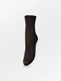 Glitter Drake Sock Hot Fudge Brown