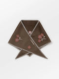 Flotile Triangle Scarf Wool Hot Fudge Brown