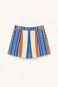 Doa Striped Short Blue/Yellow